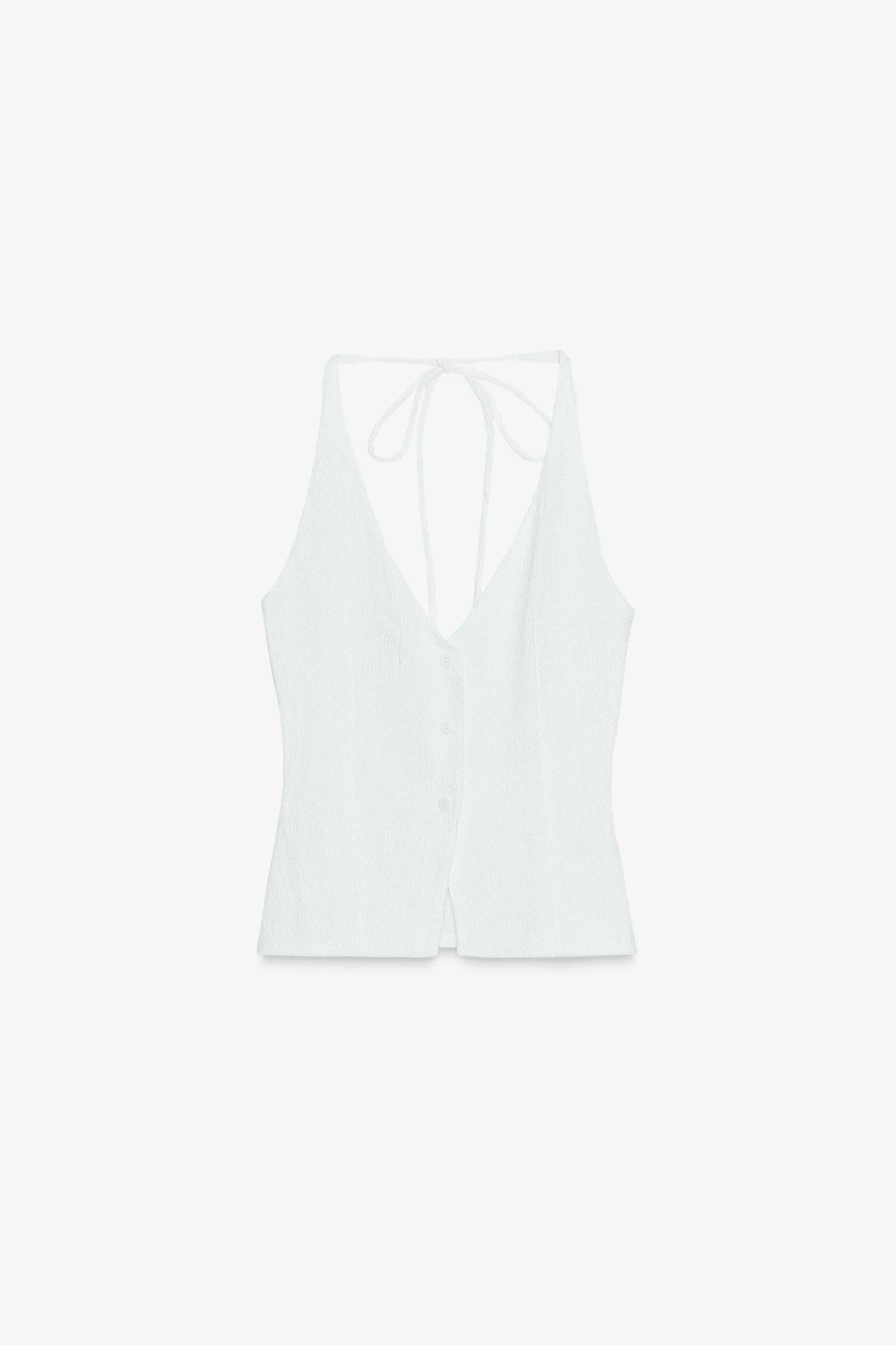 Textured vest top