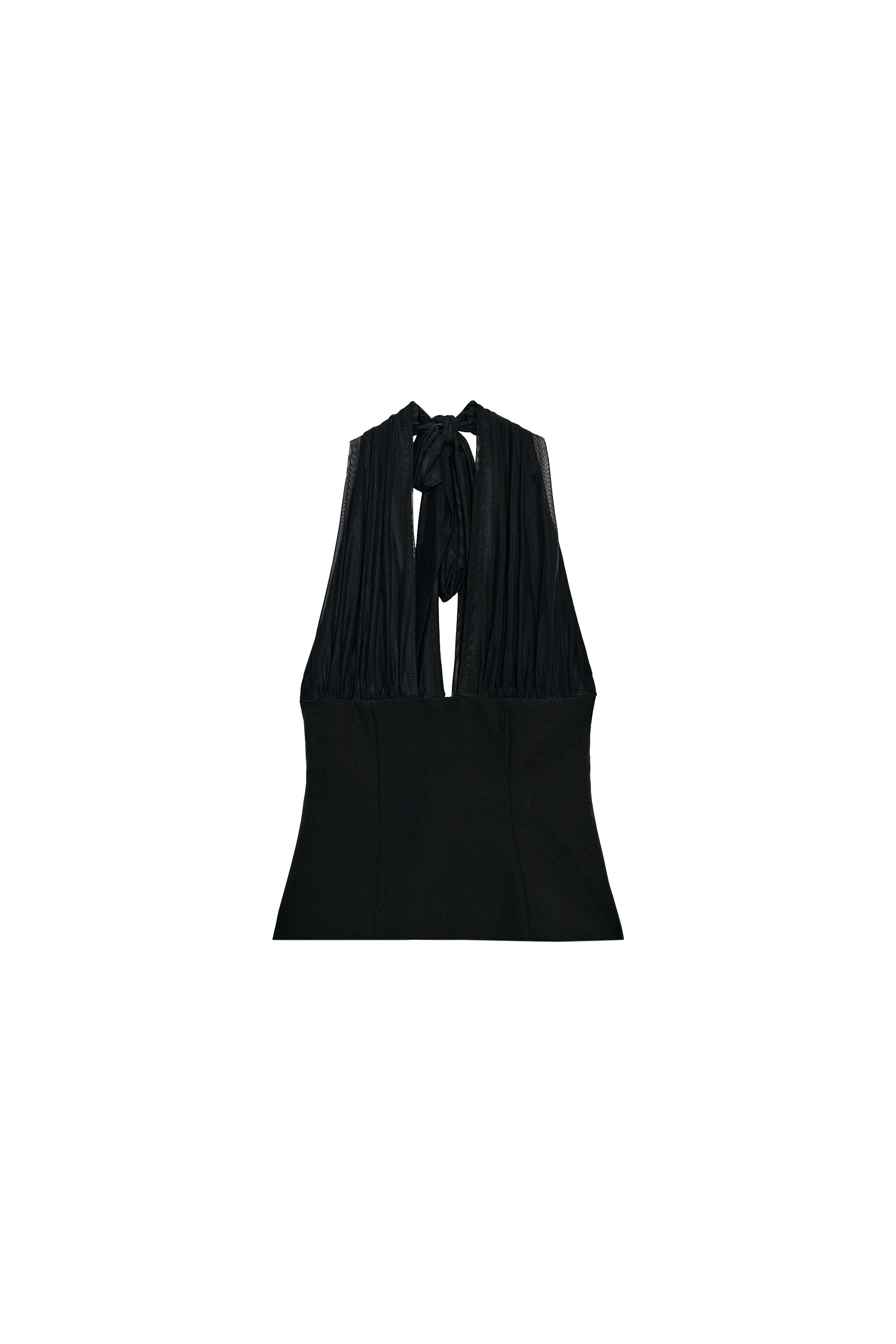 Tulle halter top