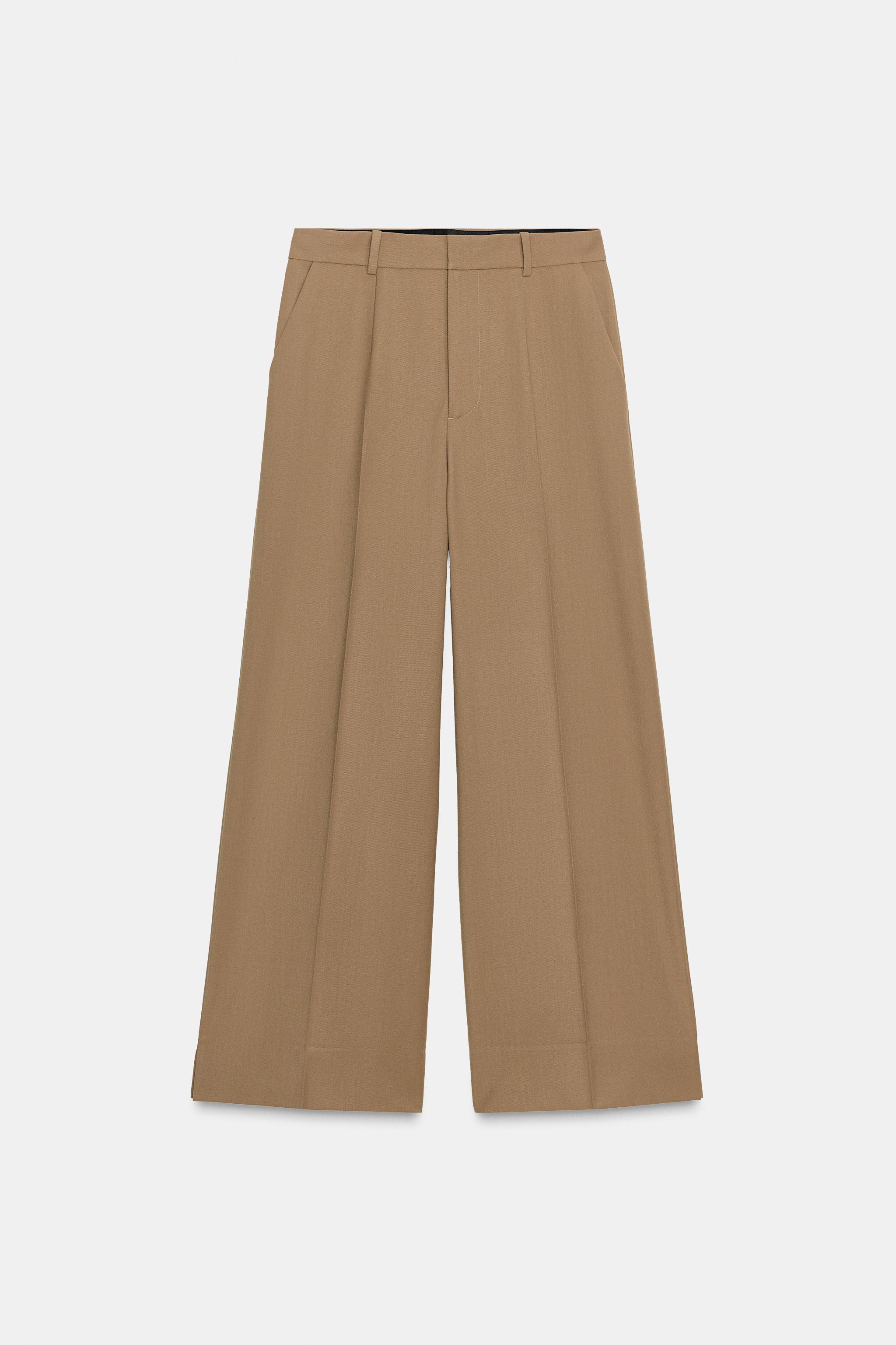 Wide leg trousers