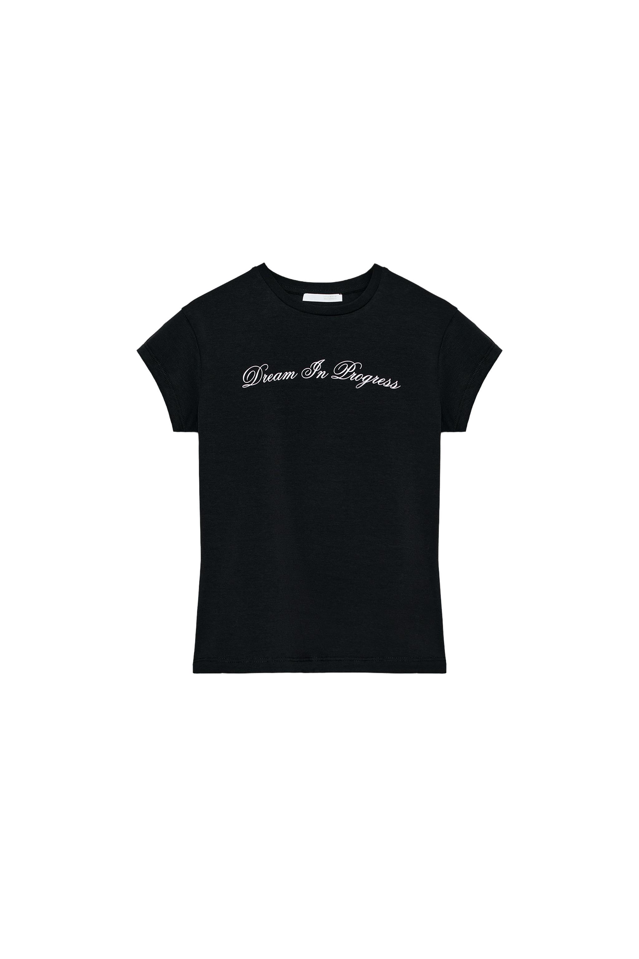 Text print T-shirt