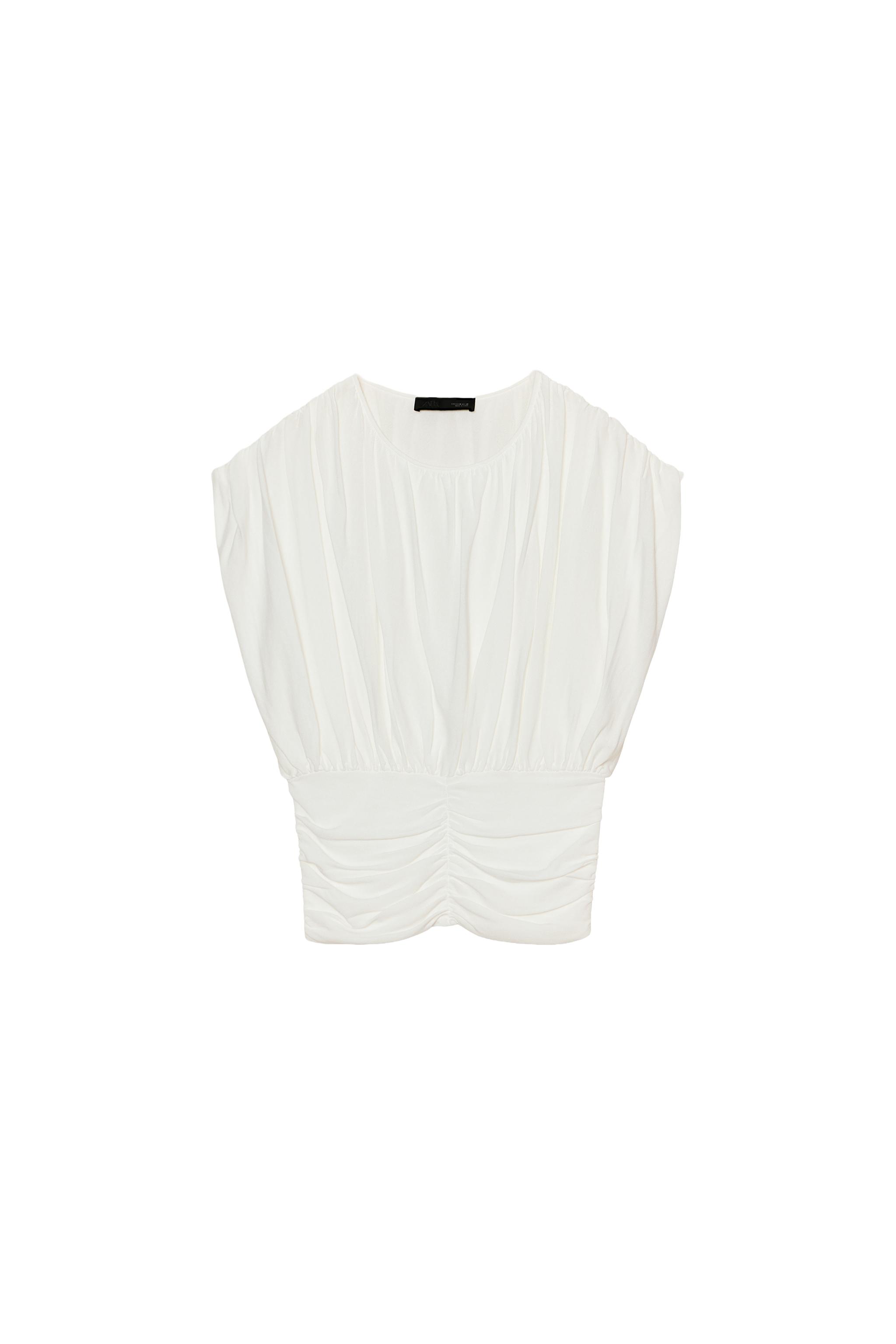Draped Knit Top