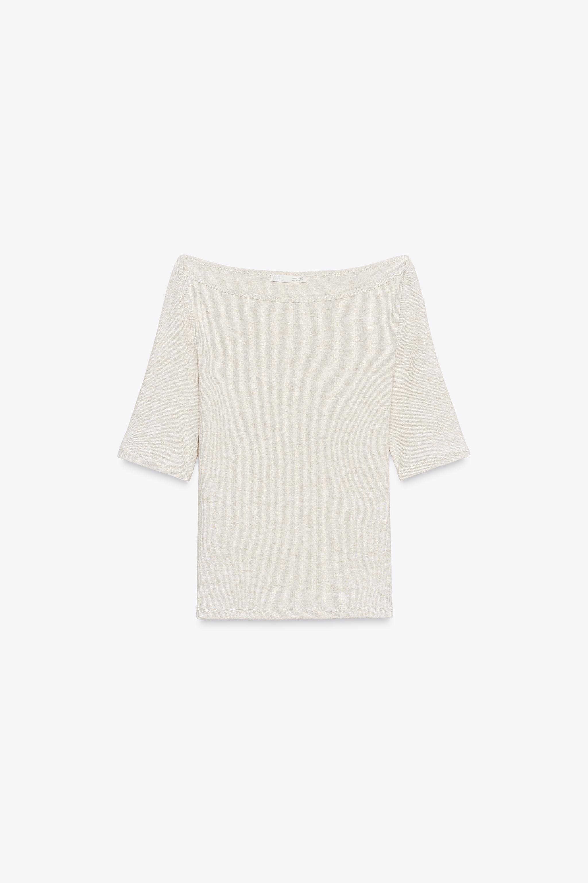 Boat neck t-shirt