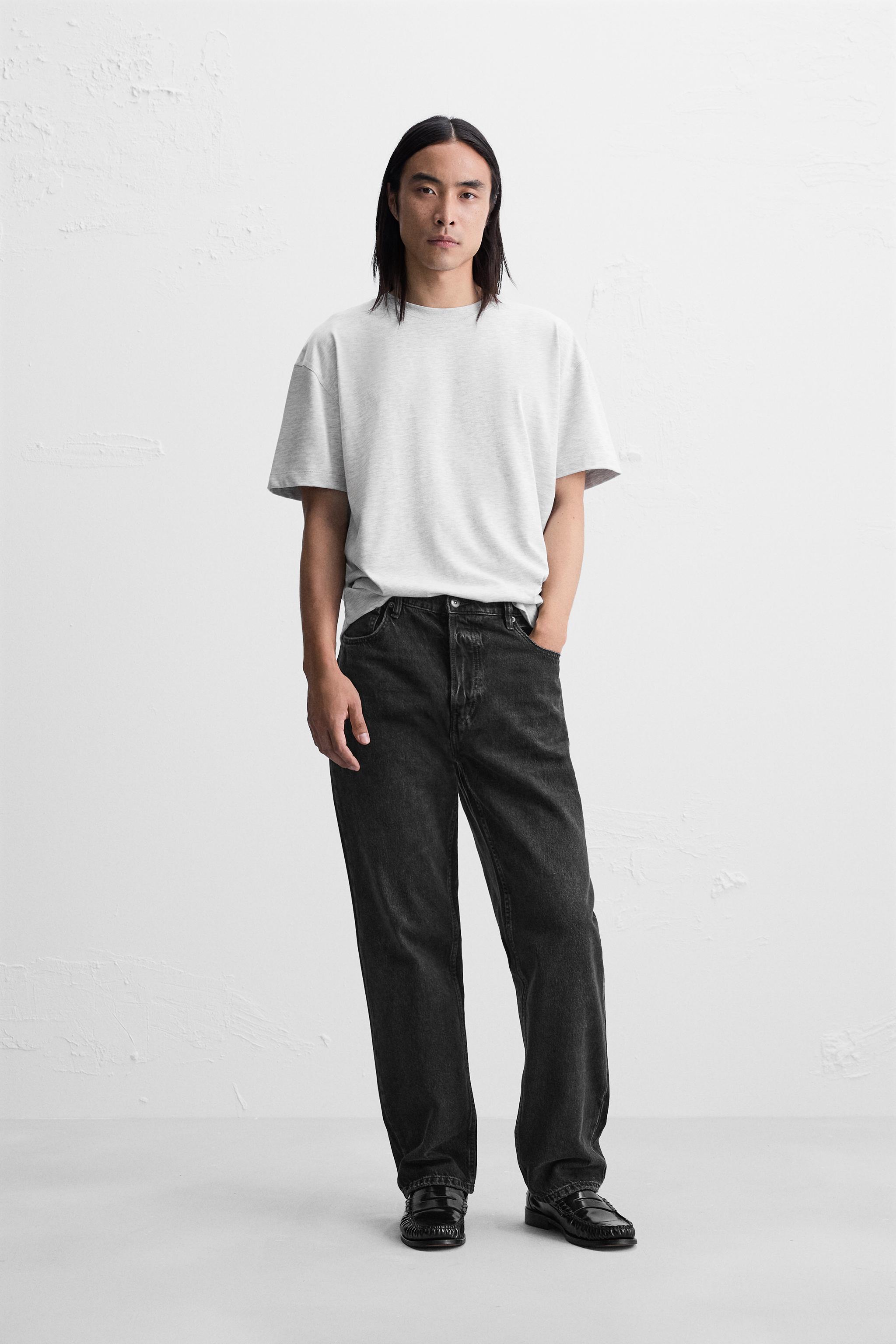 Straight leg jeans