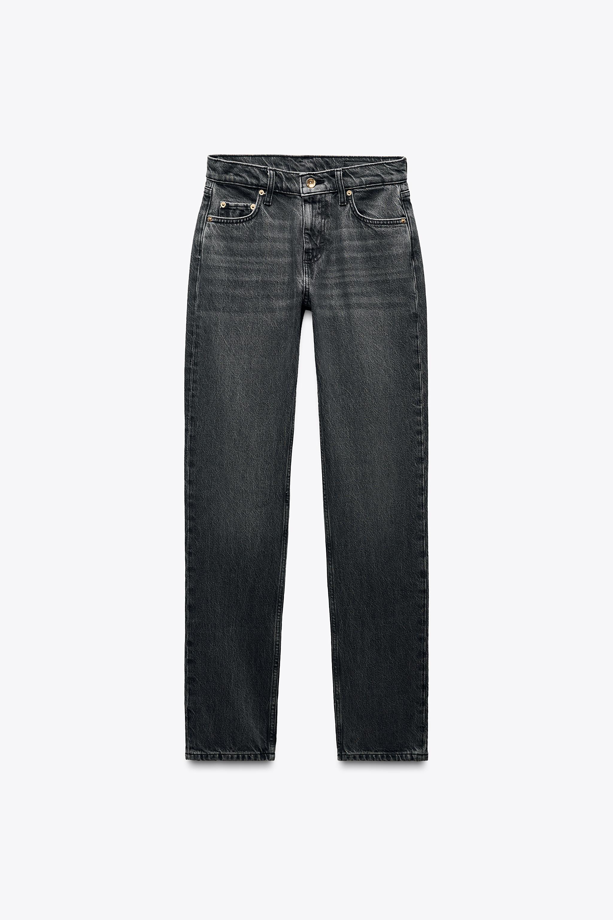 Low waist straight jeans