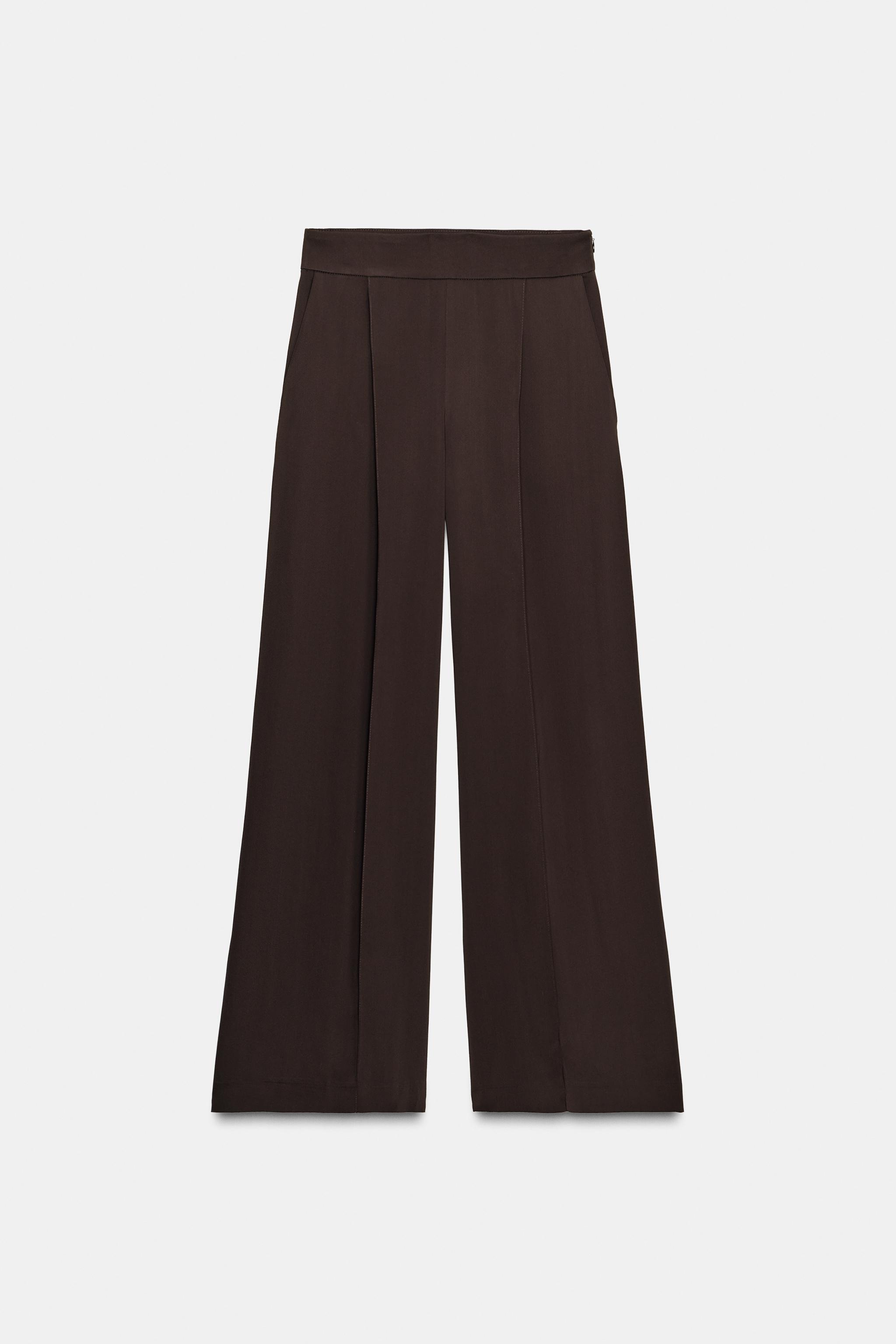 Fluid pleat trousers