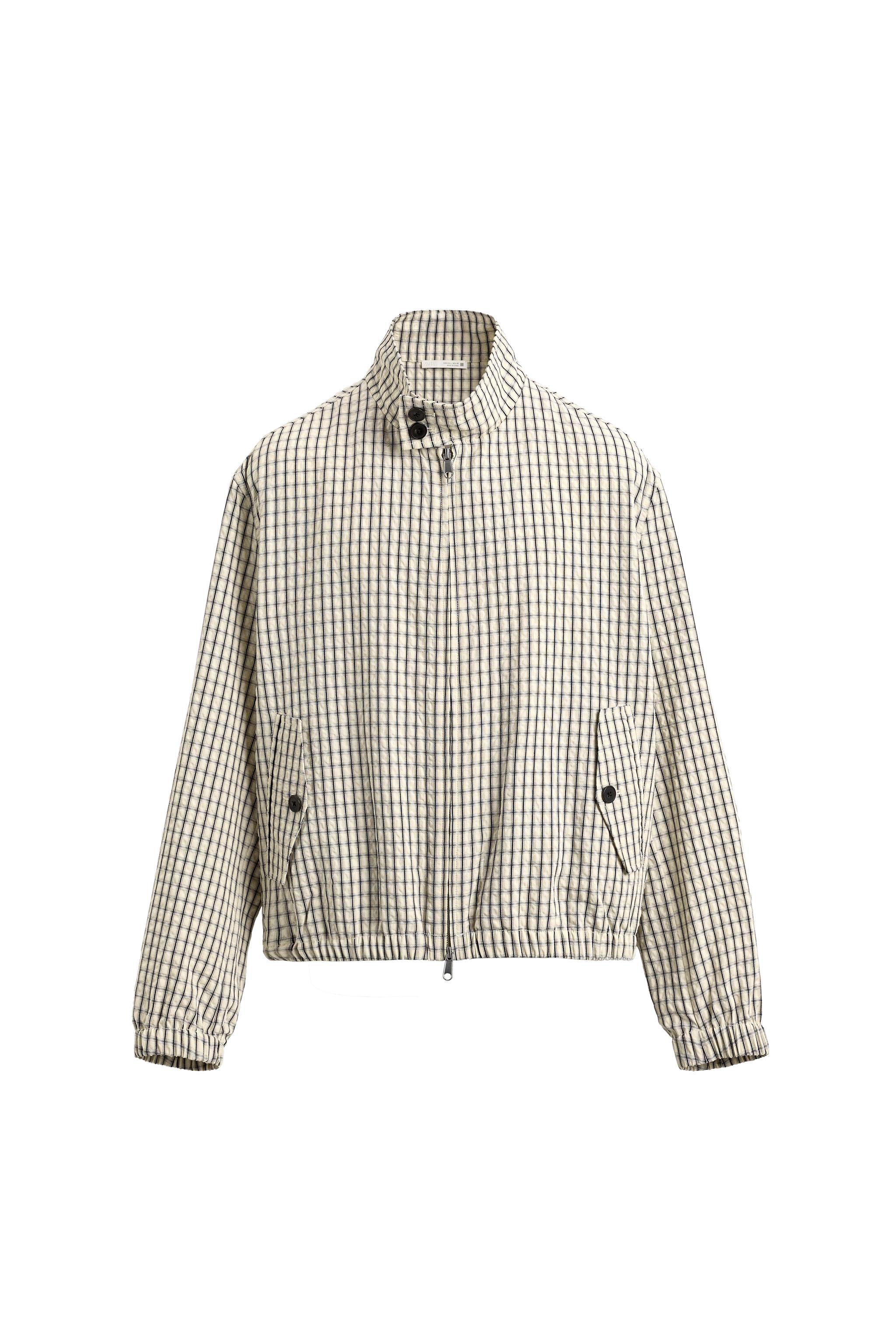Textured Check Jacket