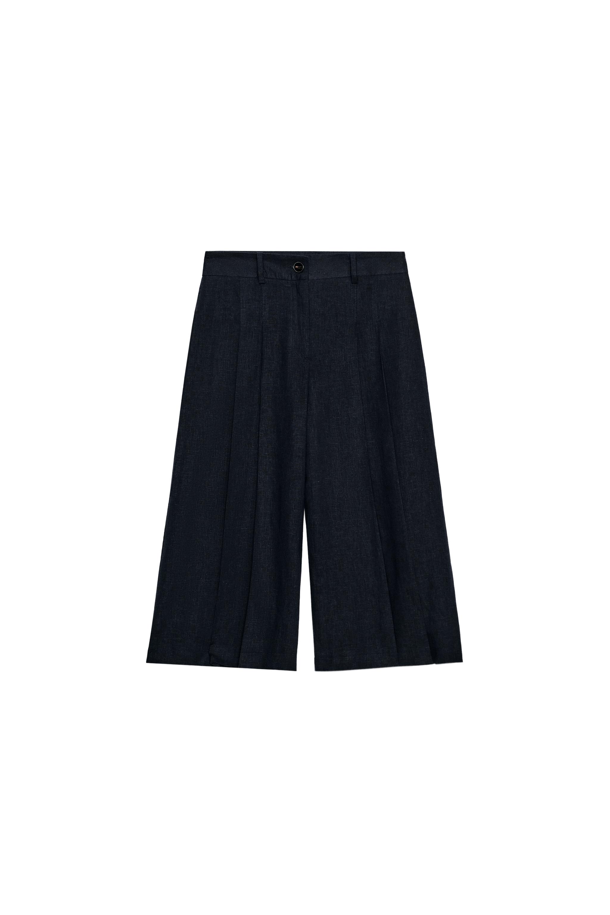 Blå marin shorts Zara