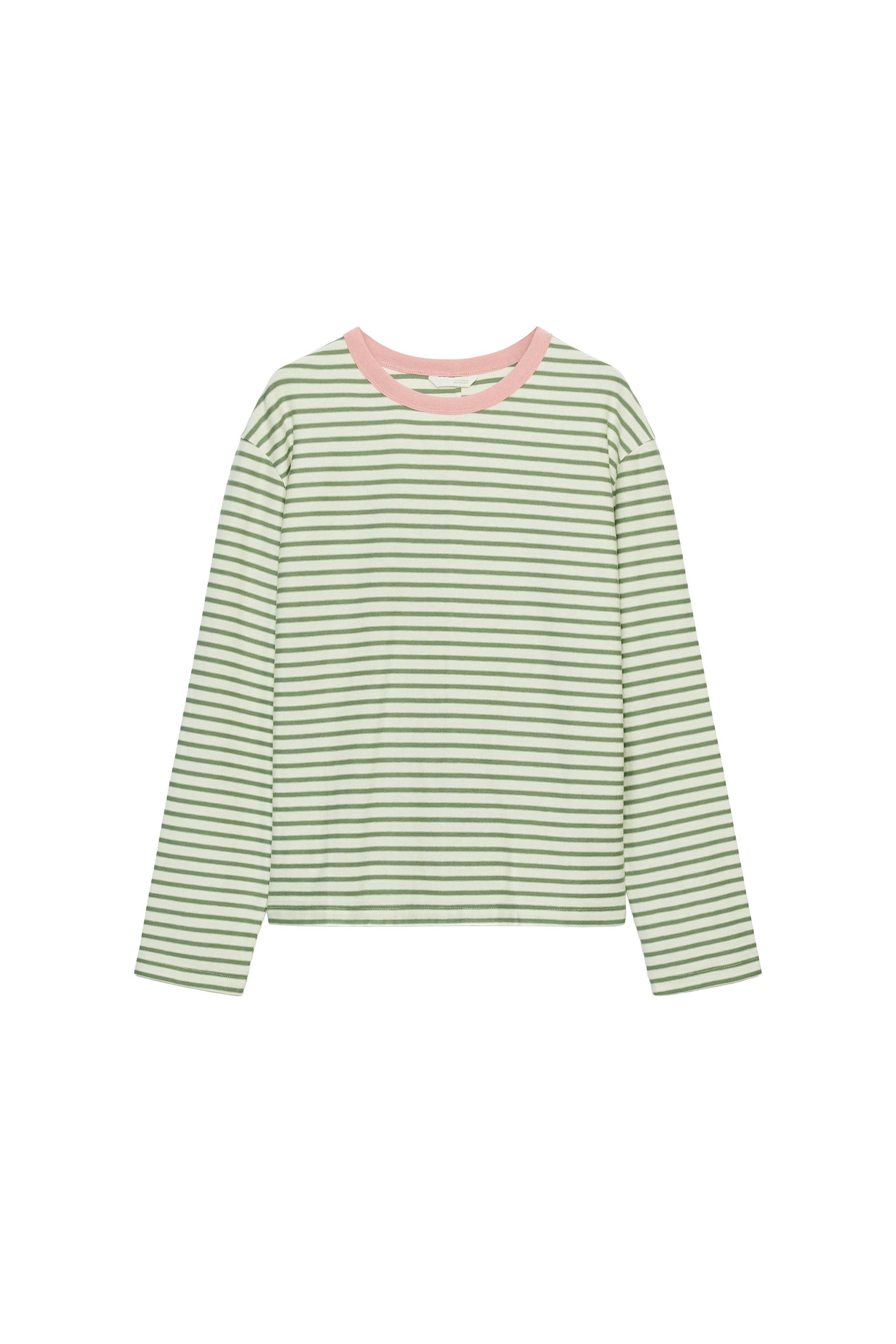 Striped long-sleeve t-shirt