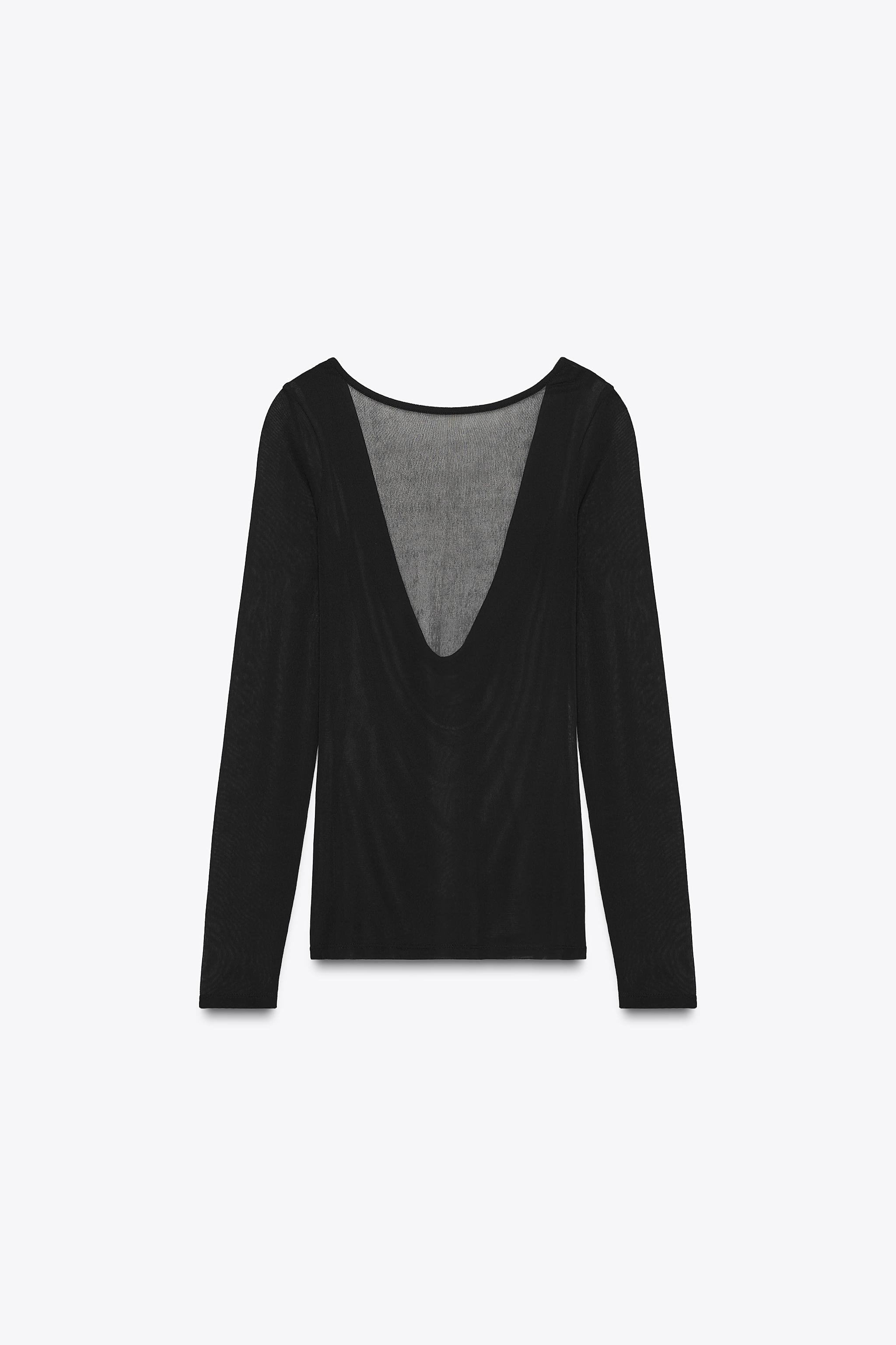 Semi-sheer T-shirt