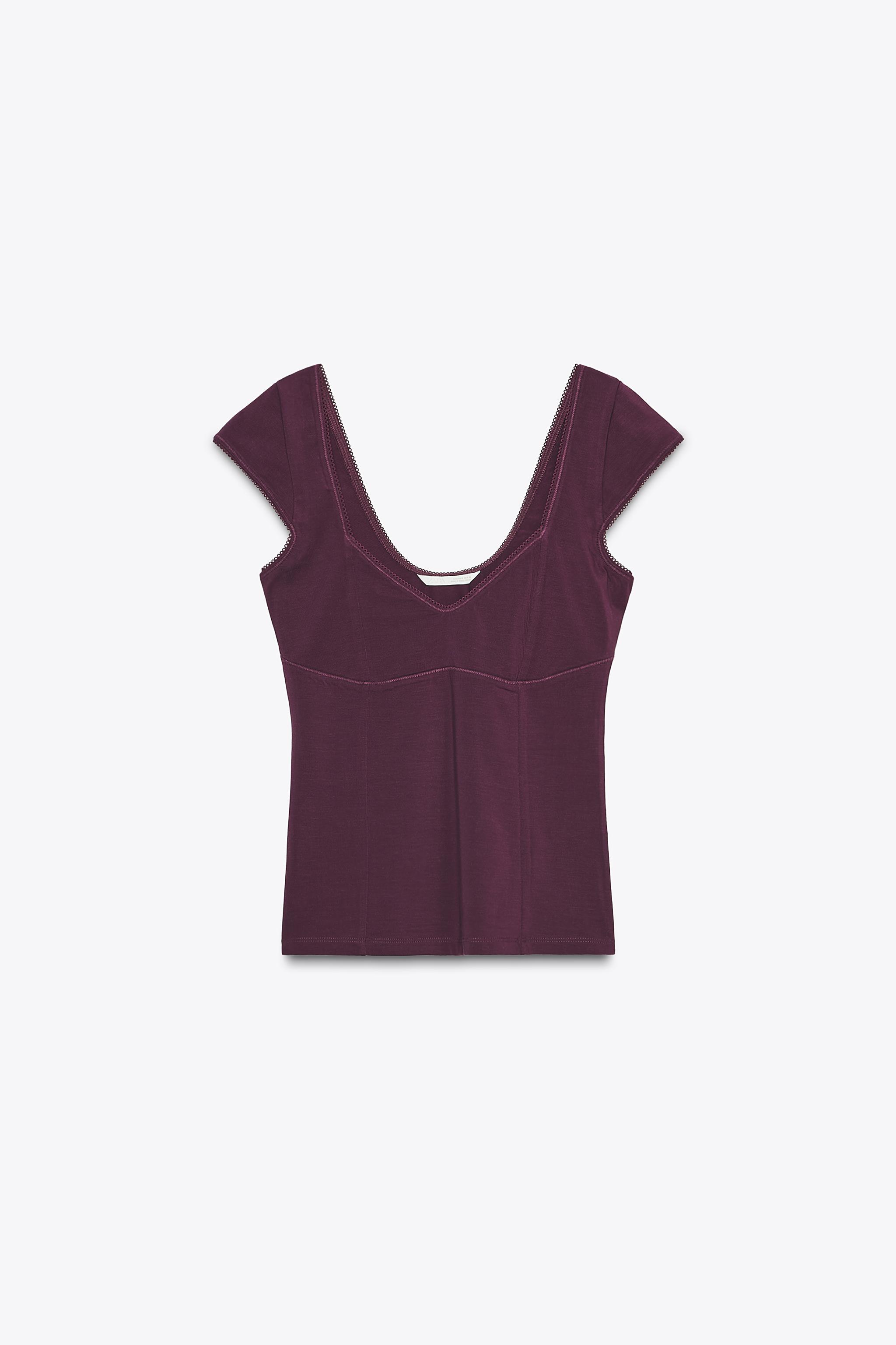 Lyocell lace top