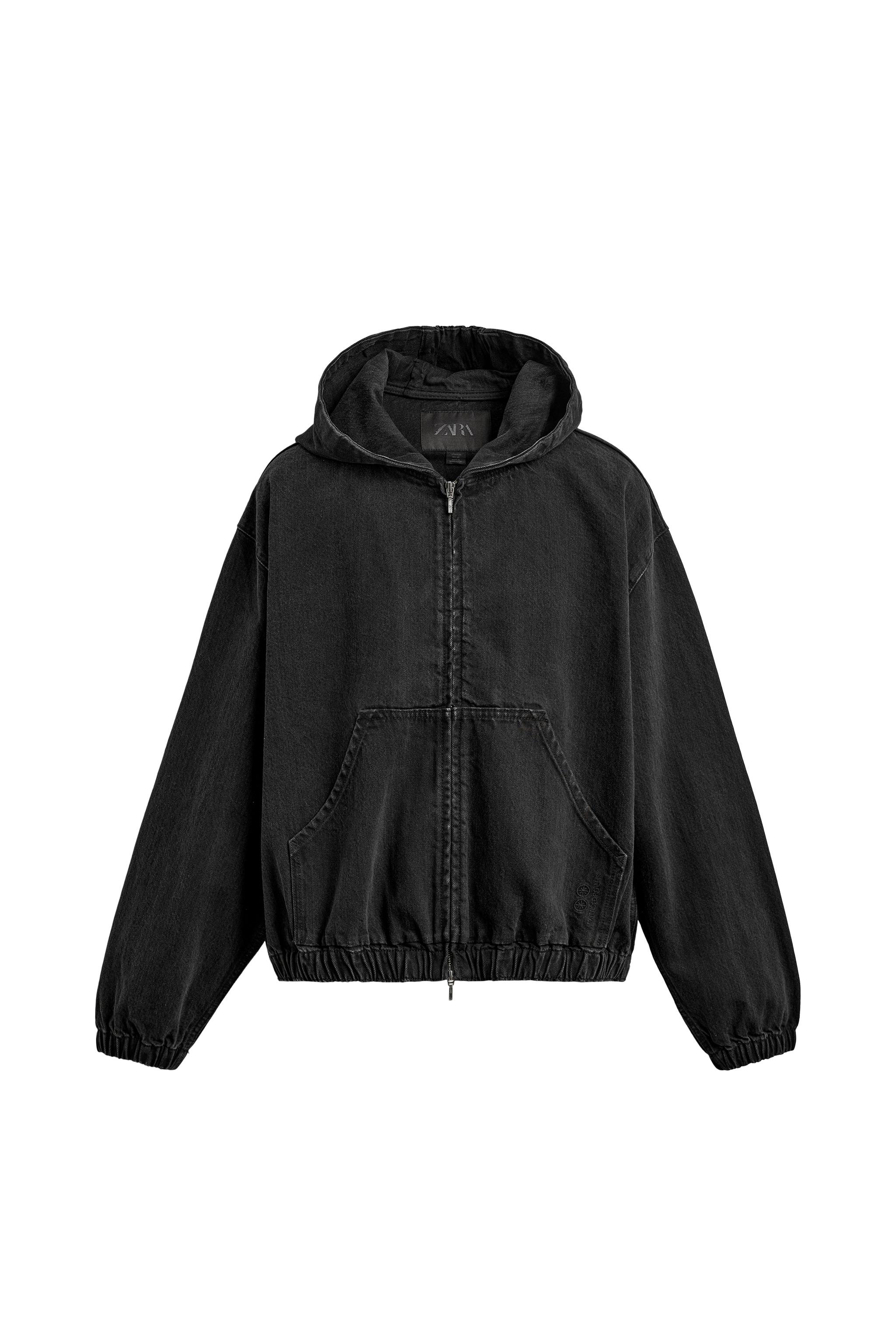 Washed Hooded Jacket