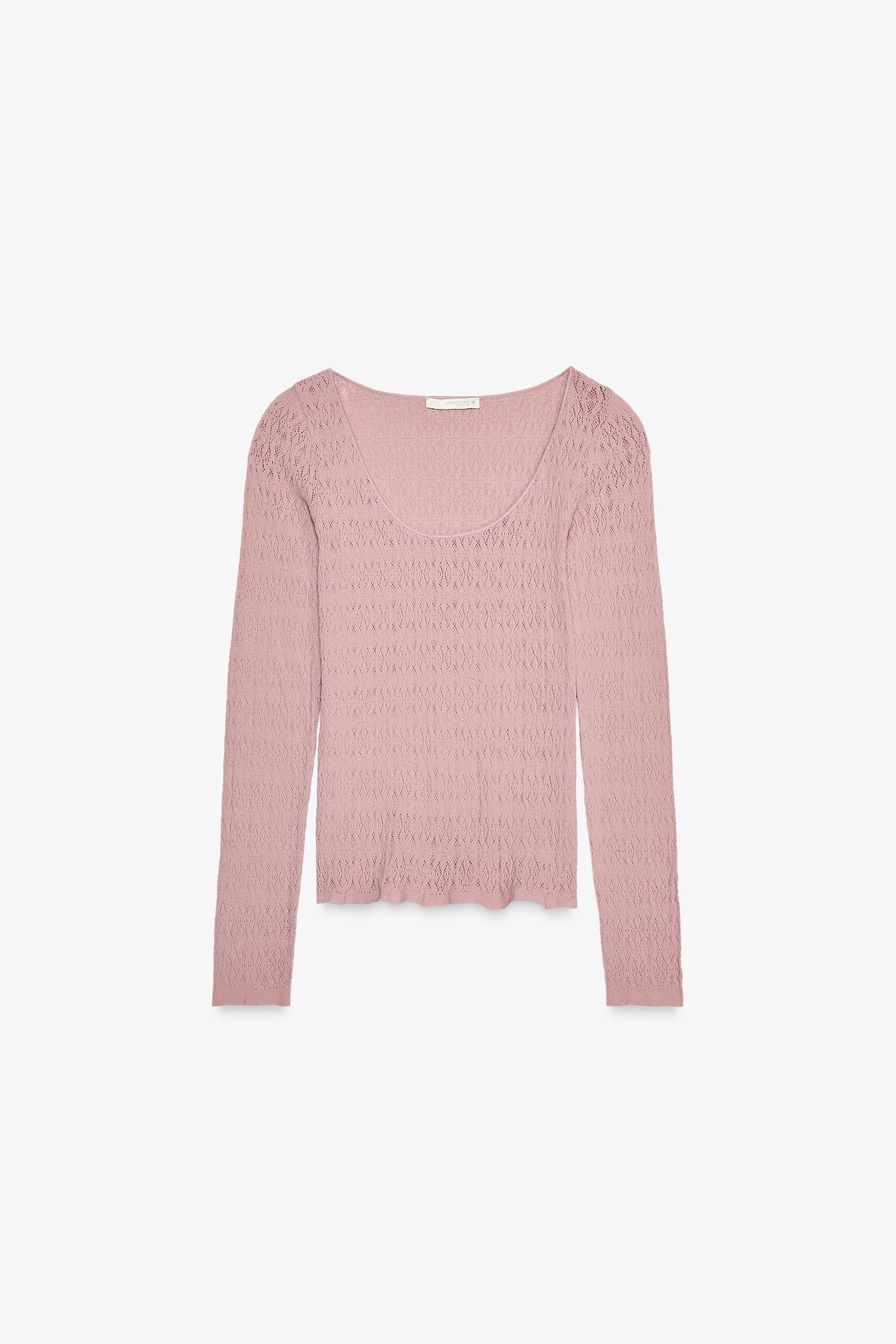 Seamless lace top