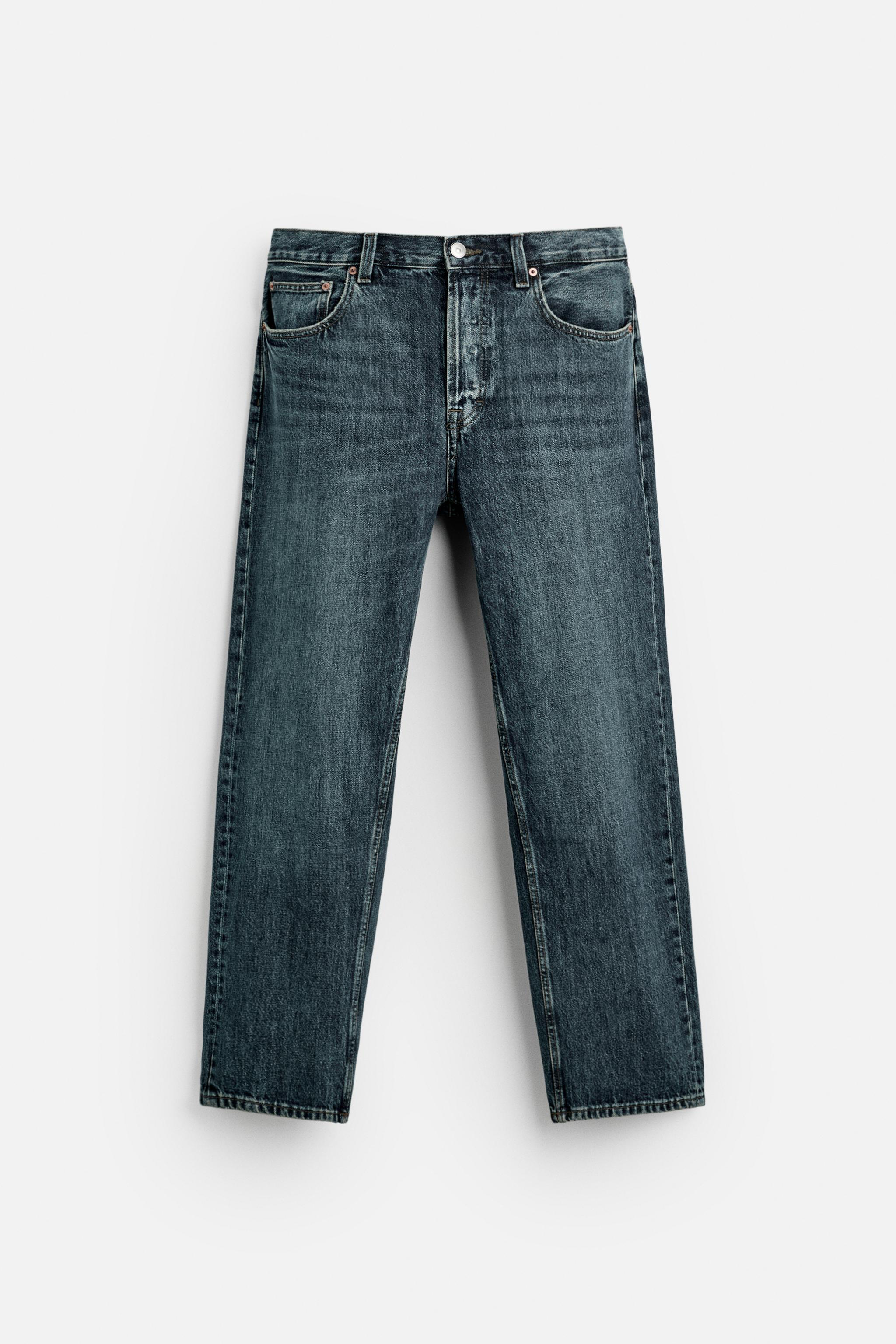 Straight-leg jeans