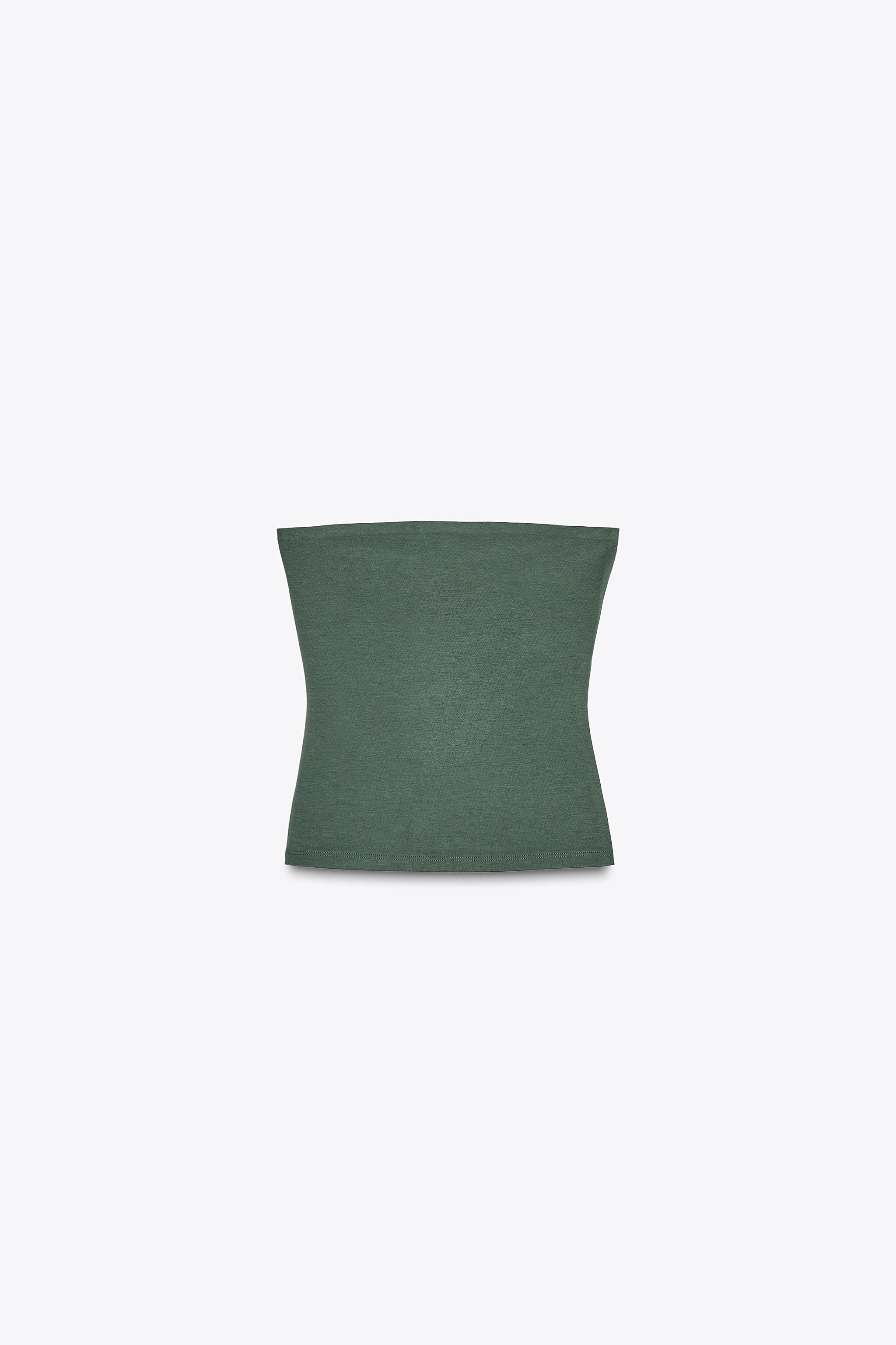 Strapless top
