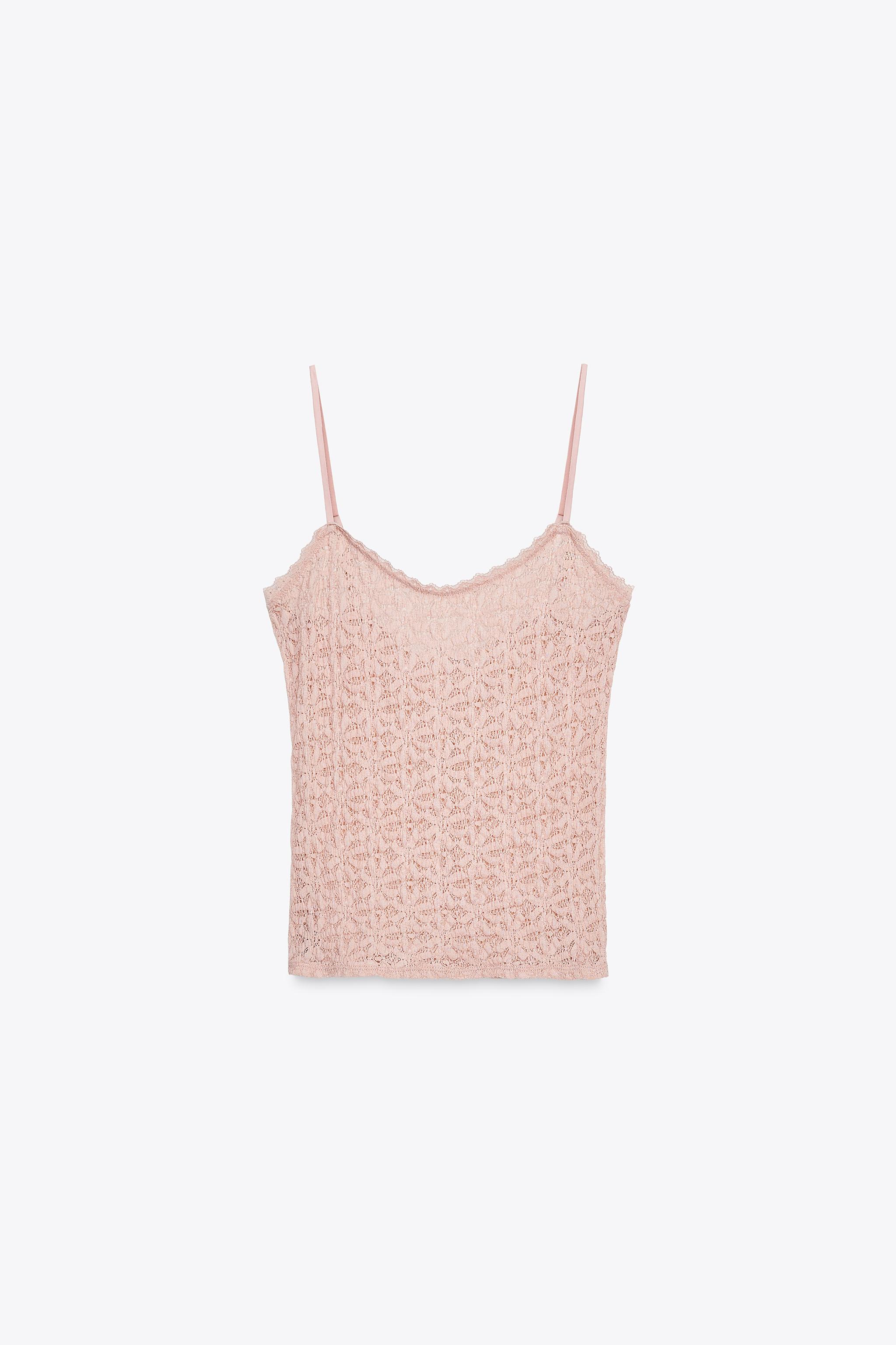 Lace top with straps