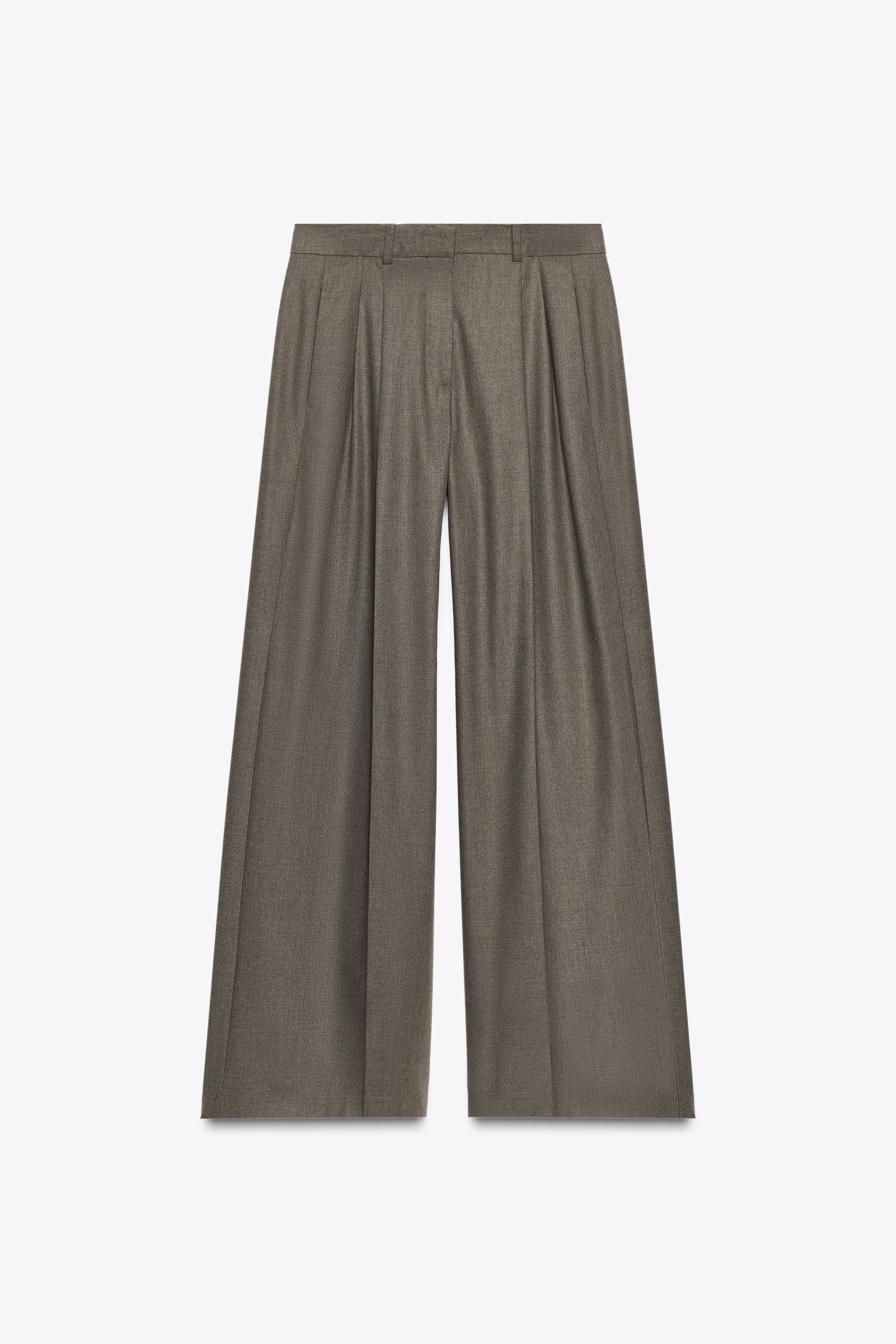 Wide leg trousers