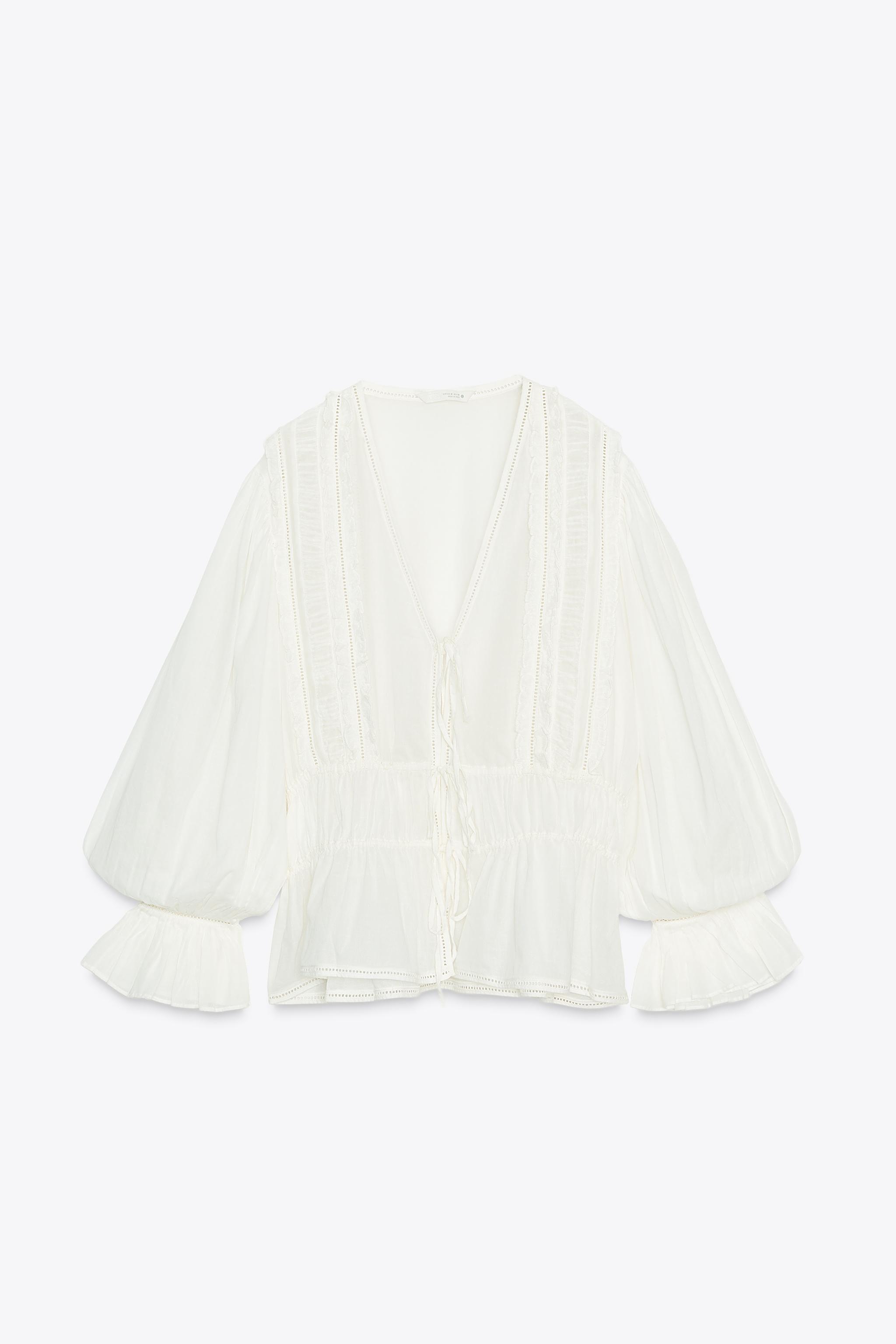 Romantic Lace Insert Shirt