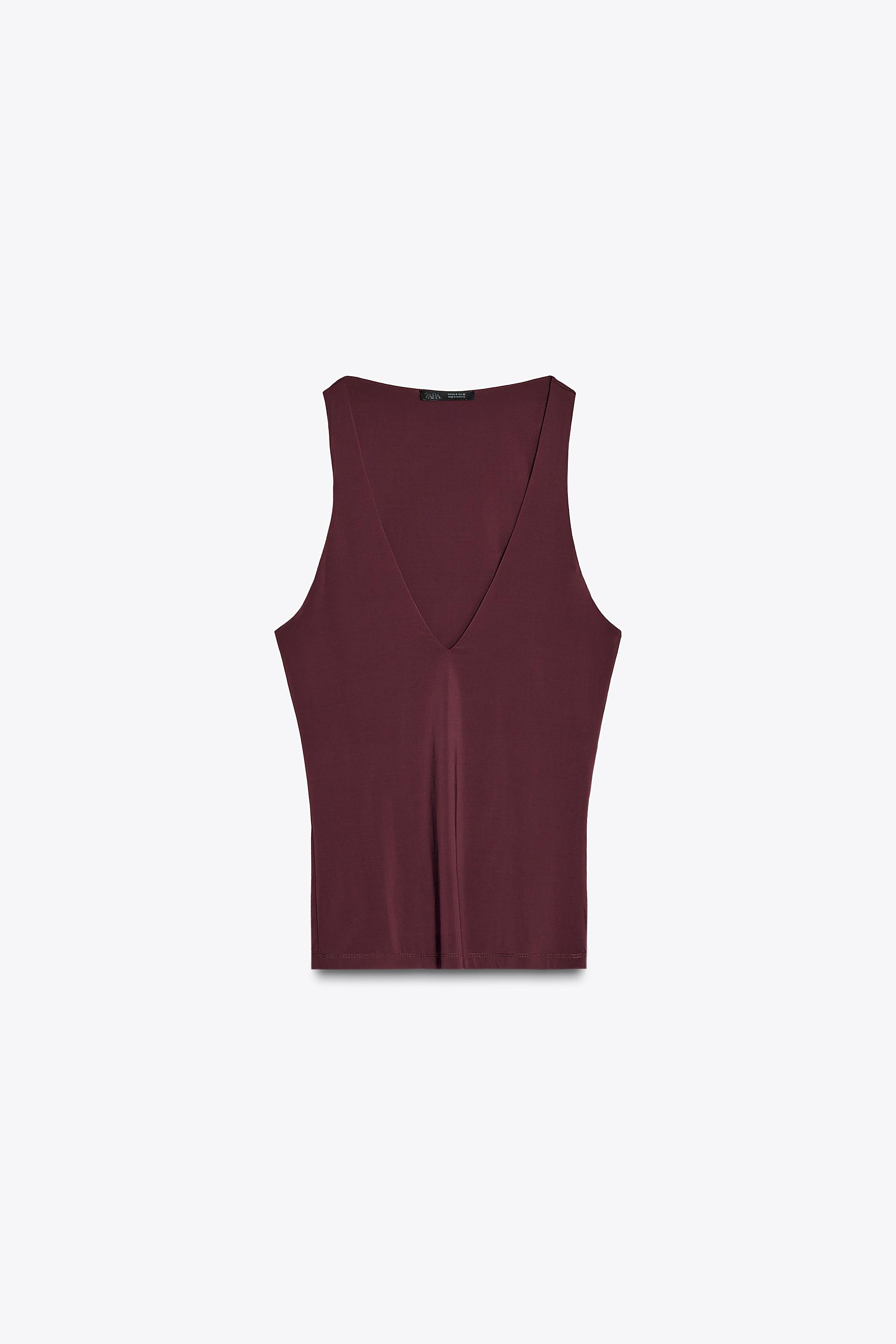 V-neck top