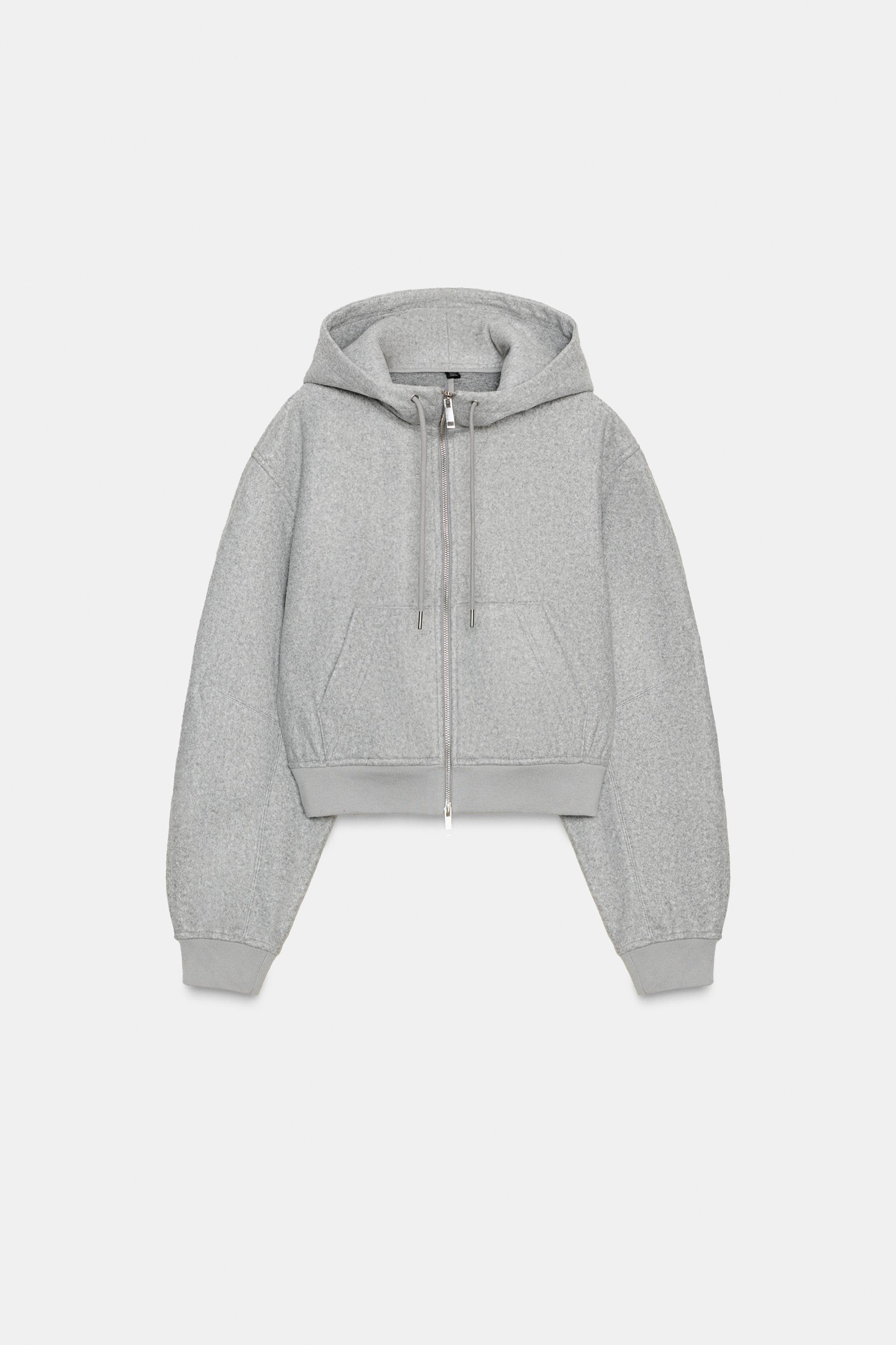 Soft puff-sleeve jacket