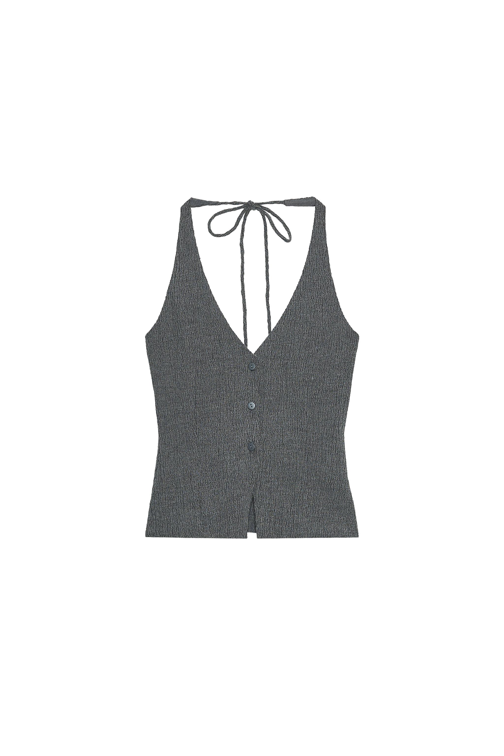 Textured vest top