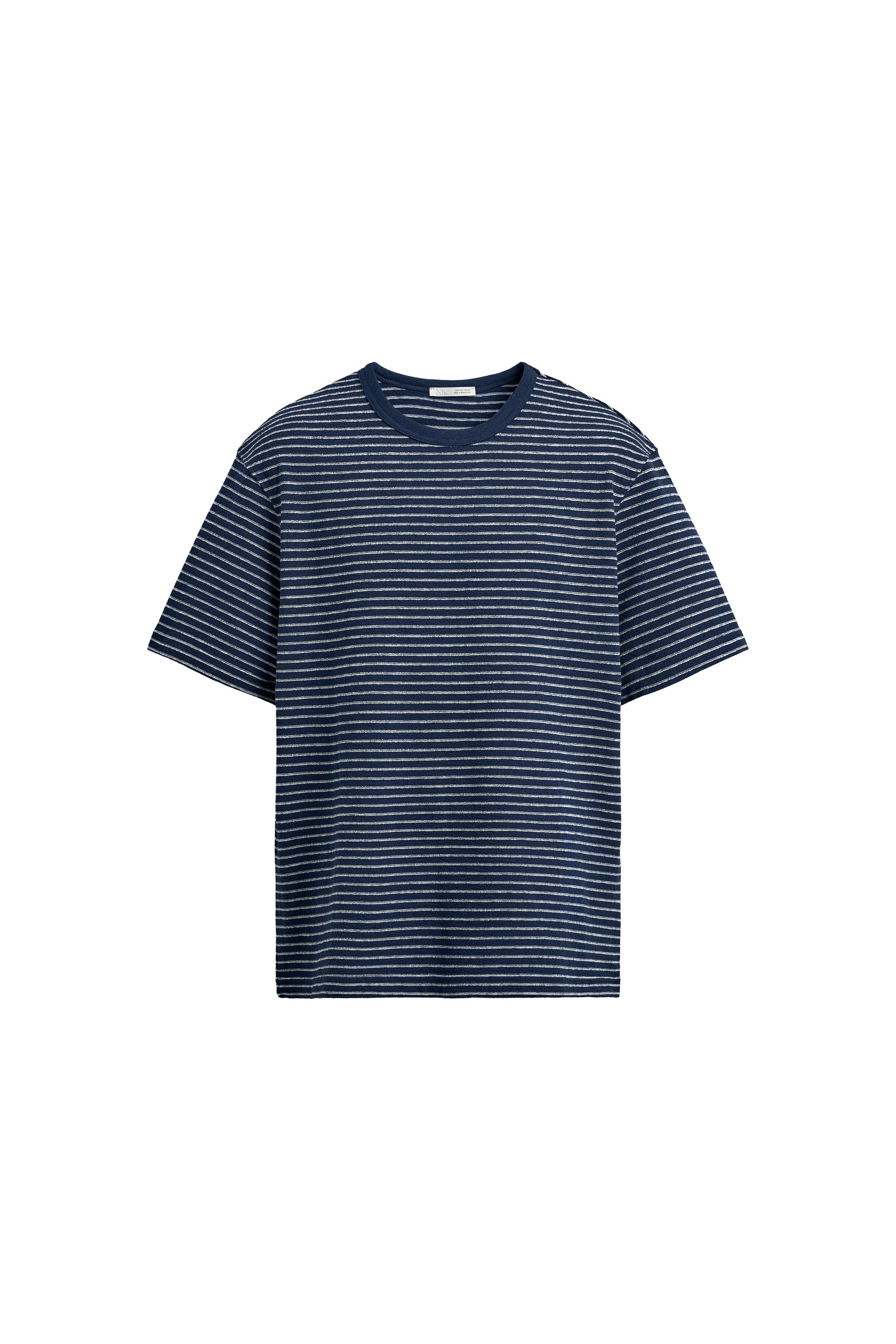 Jacquard striped T-shirt