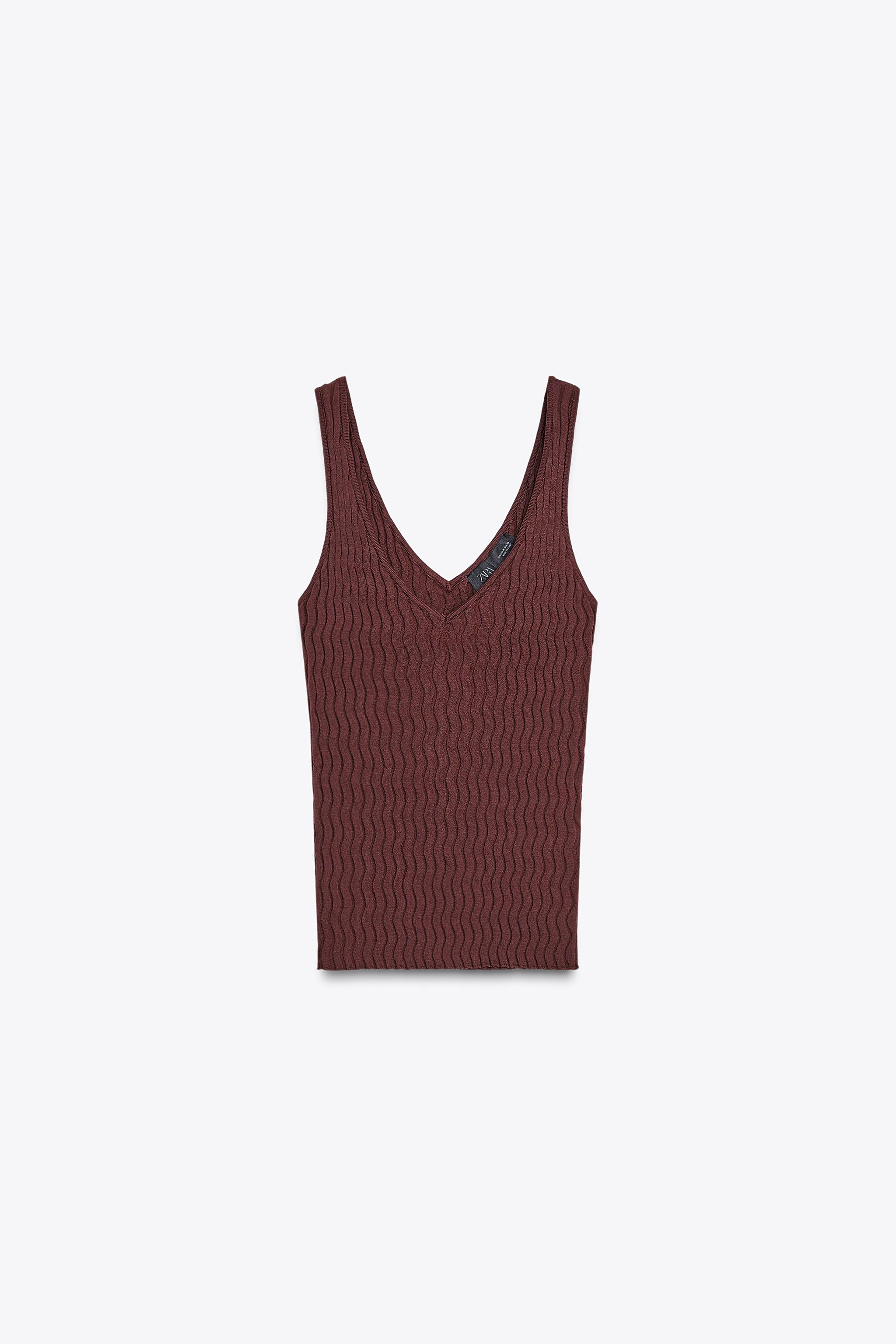 Textured knit top