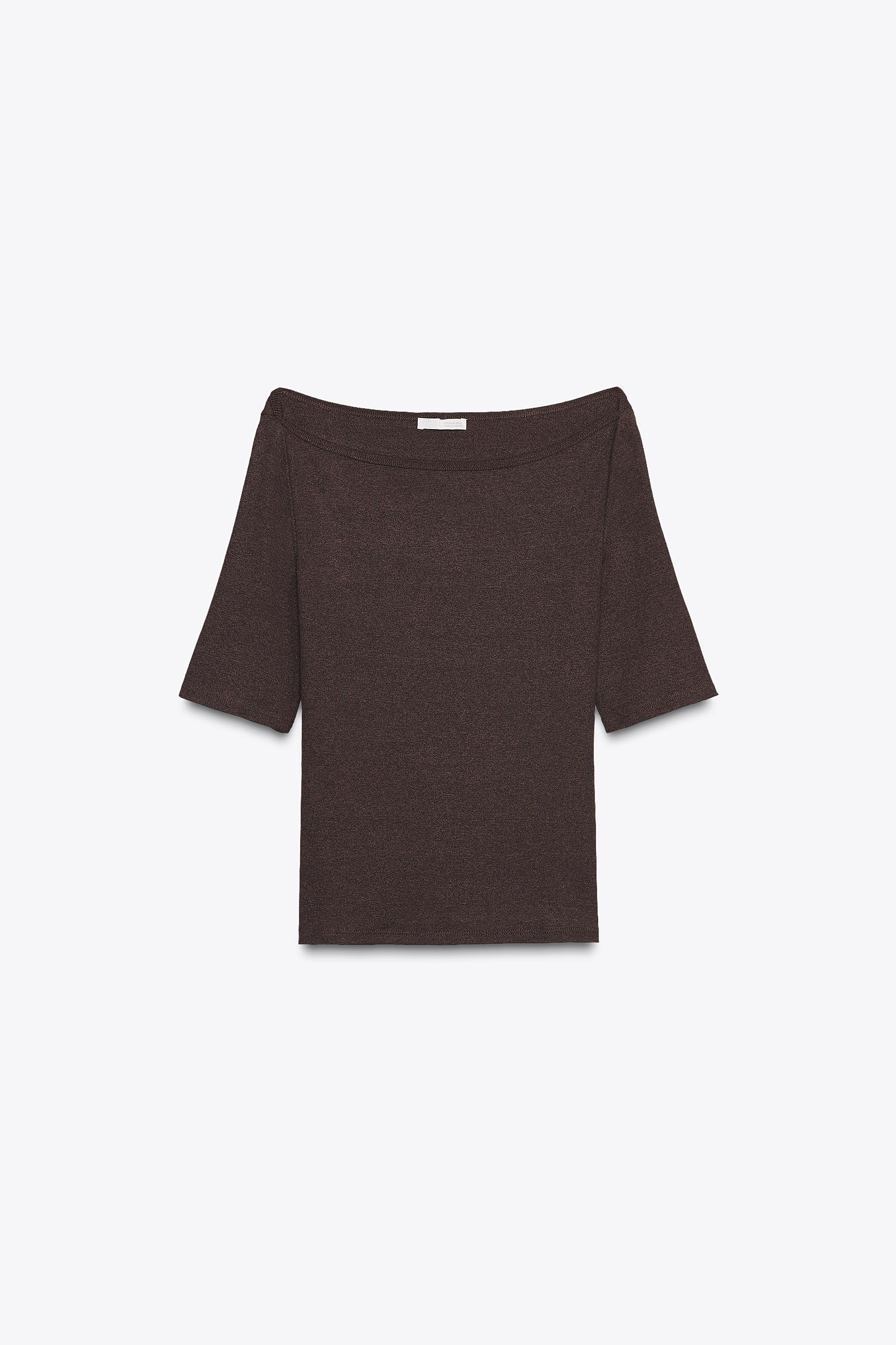 Boat neck t-shirt