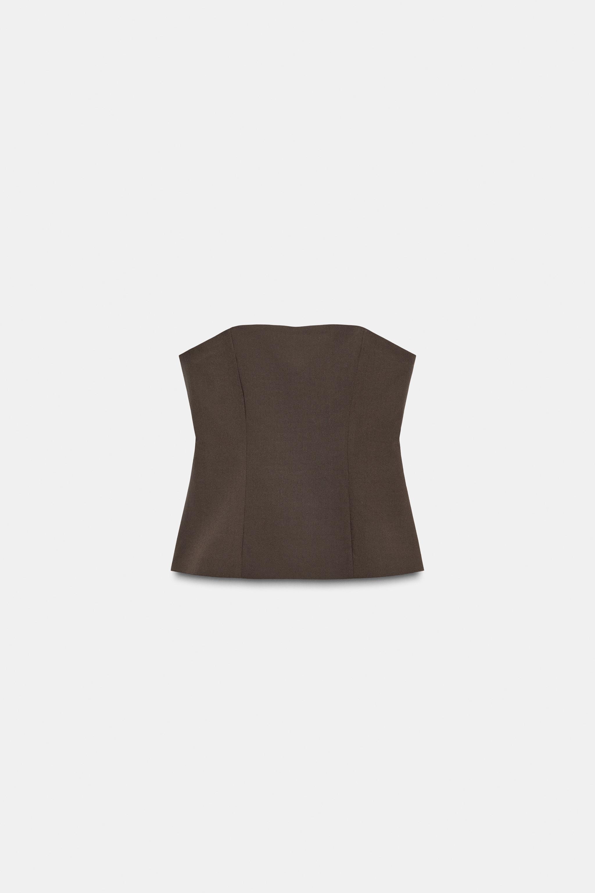 Strapless top