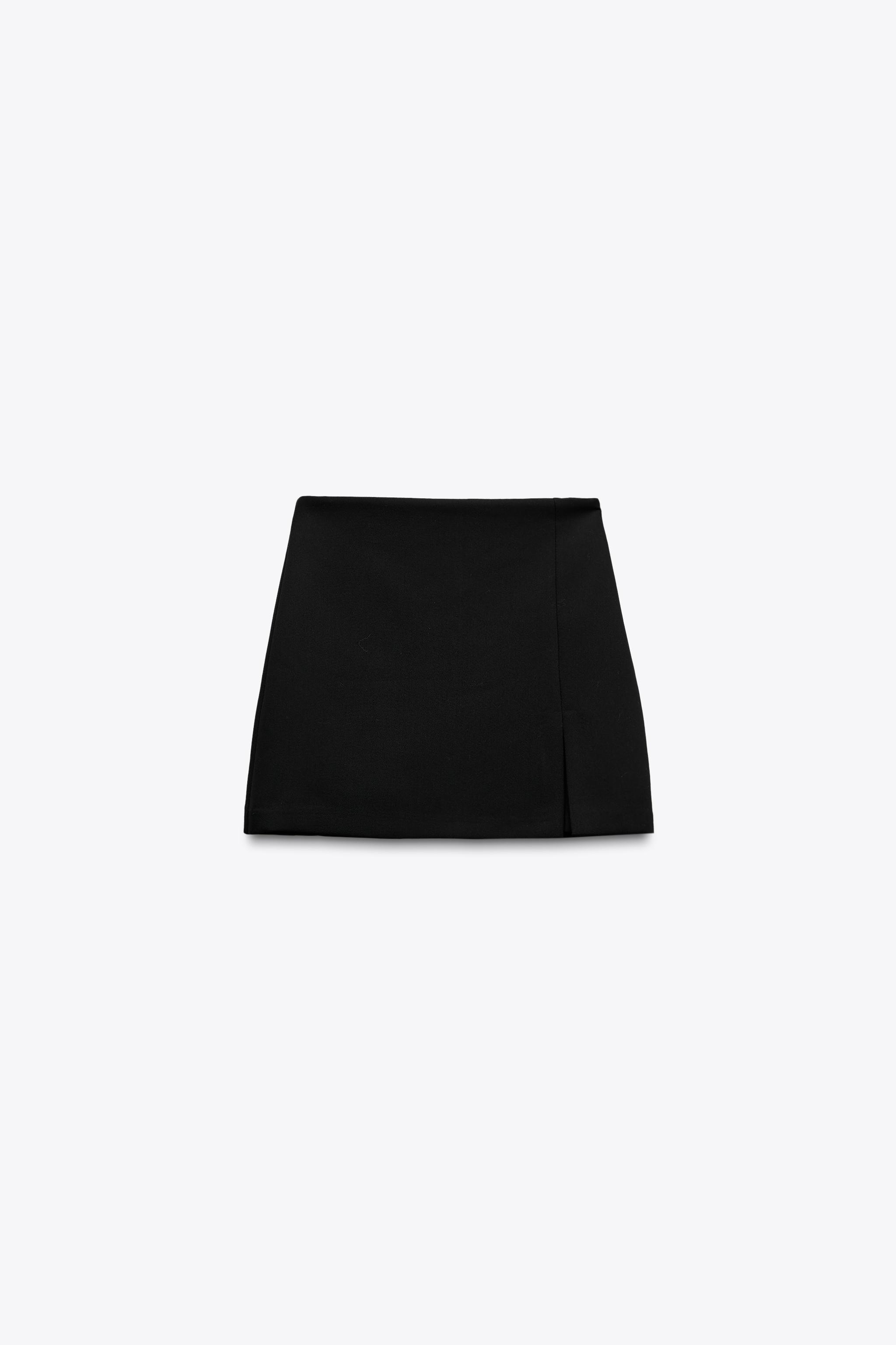 Trousers-skirt with slit