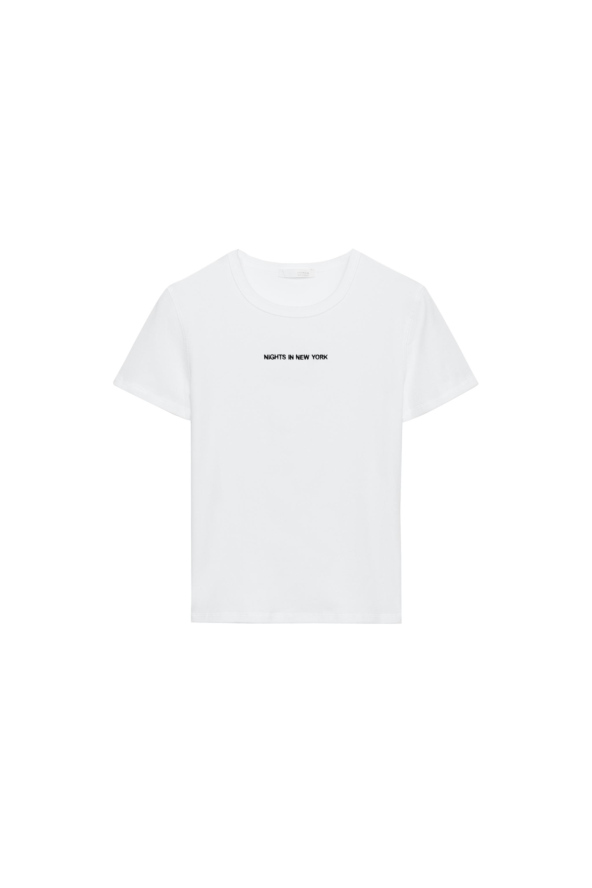 Text print t-shirt