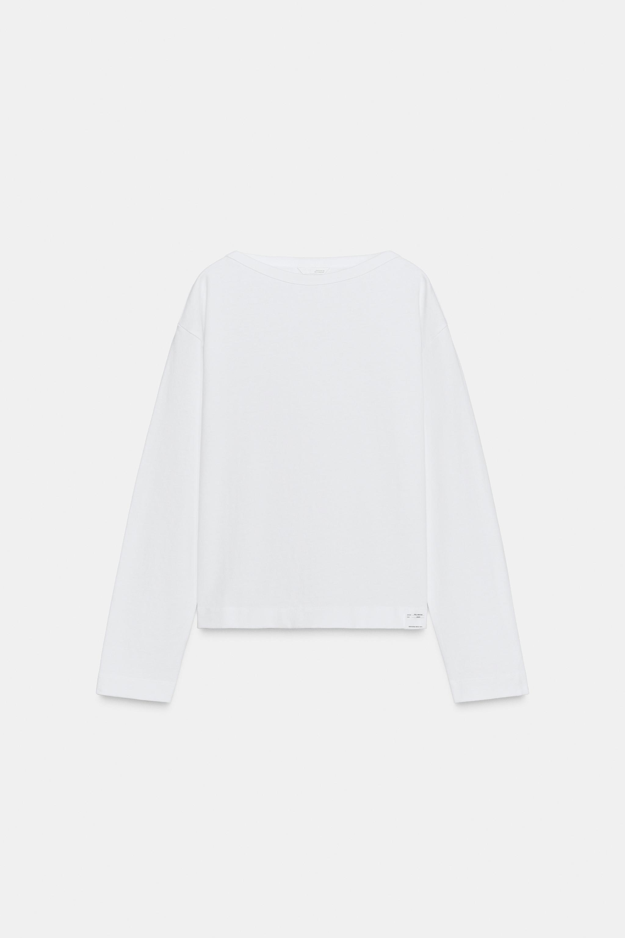 Boat neck t-shirt
