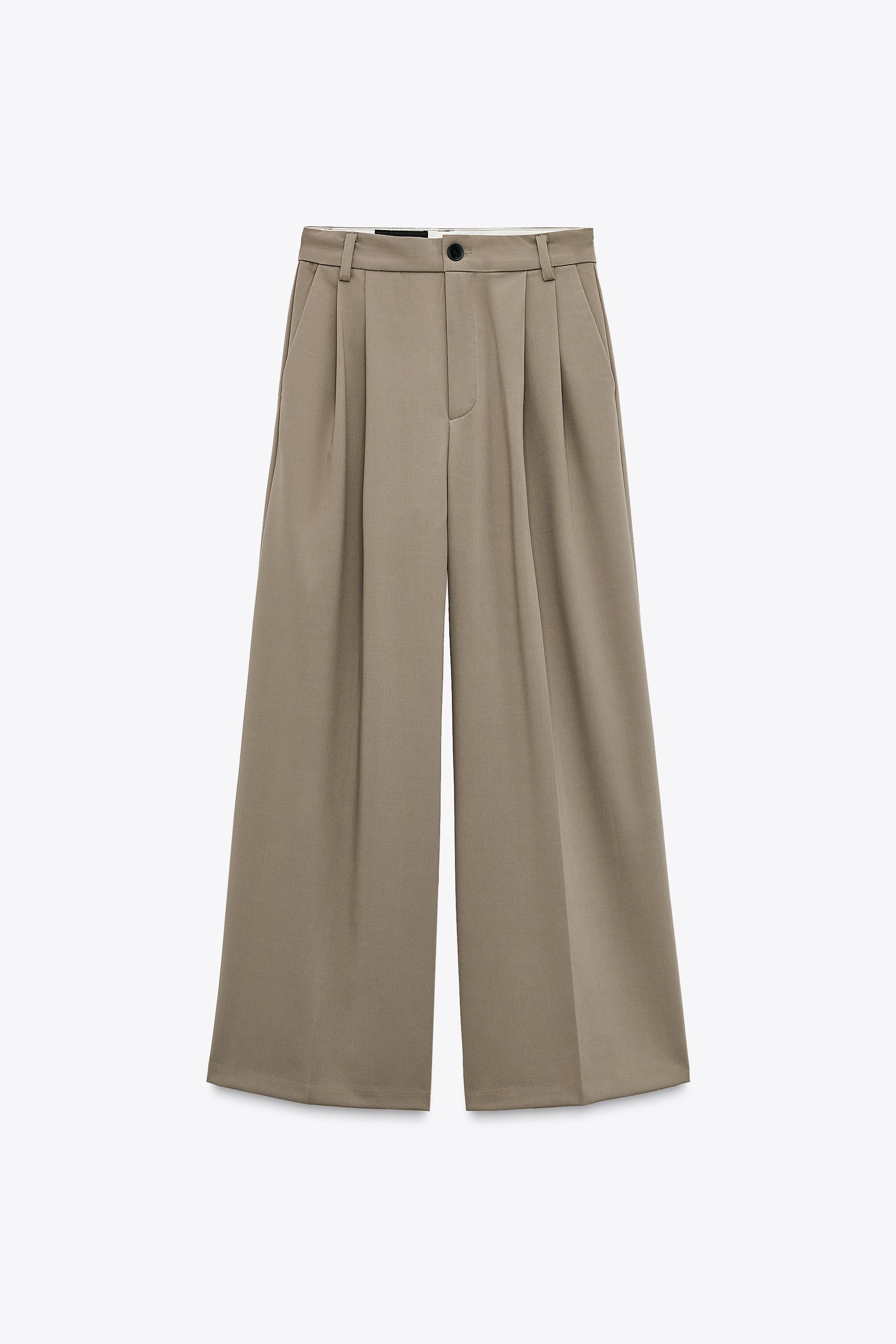 Double pleat trousers