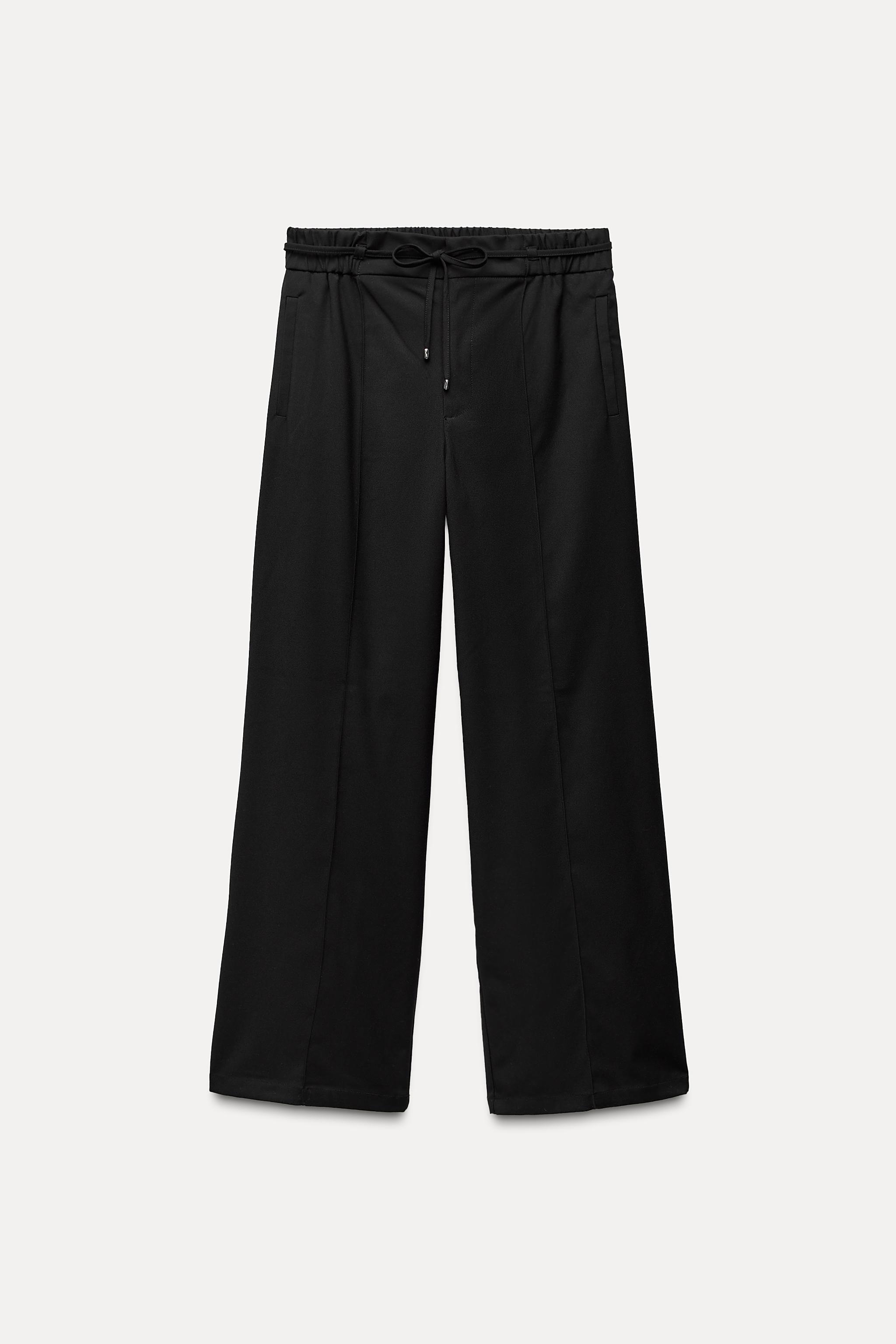 Elastic waist trousers