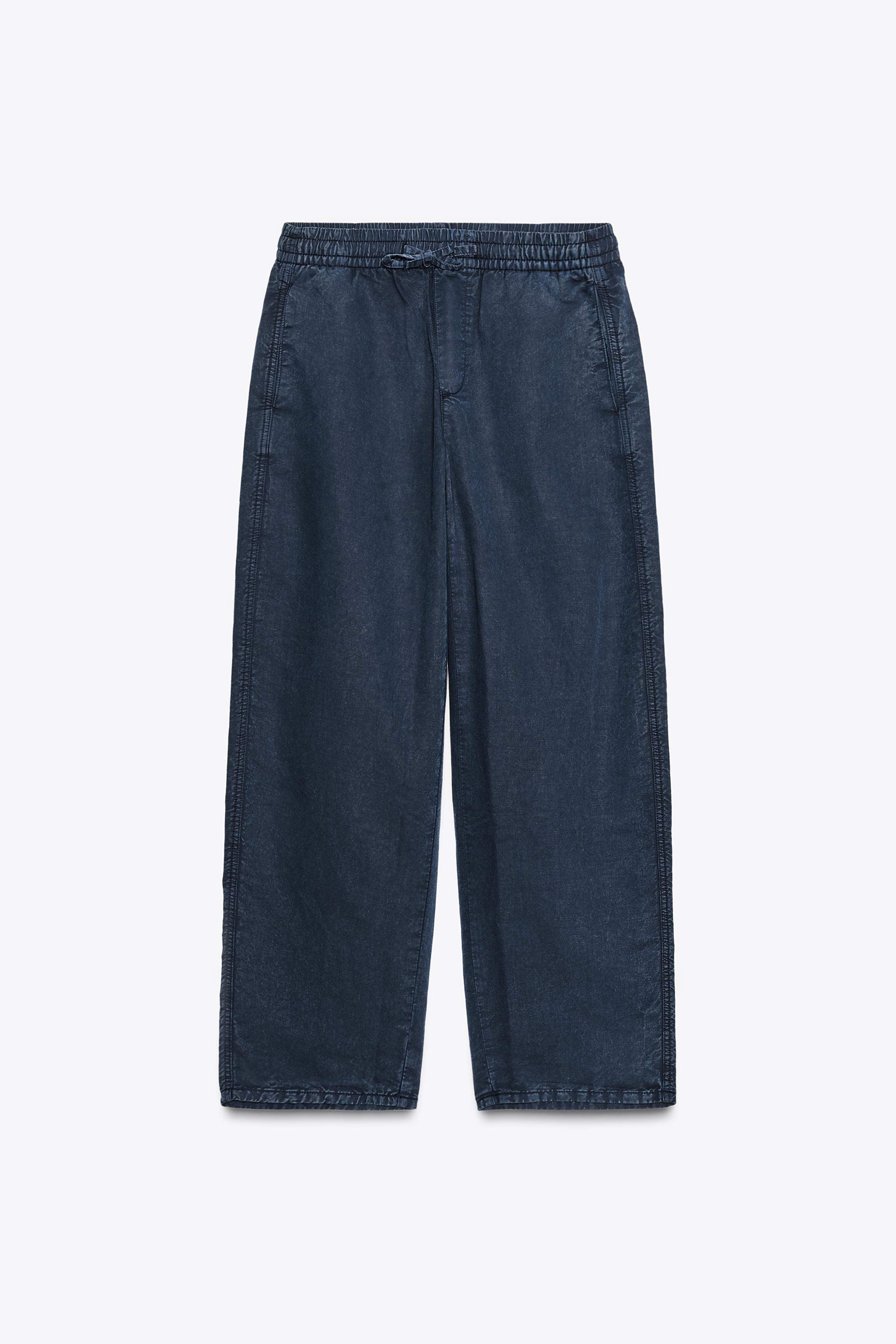 Seamed jogger trousers