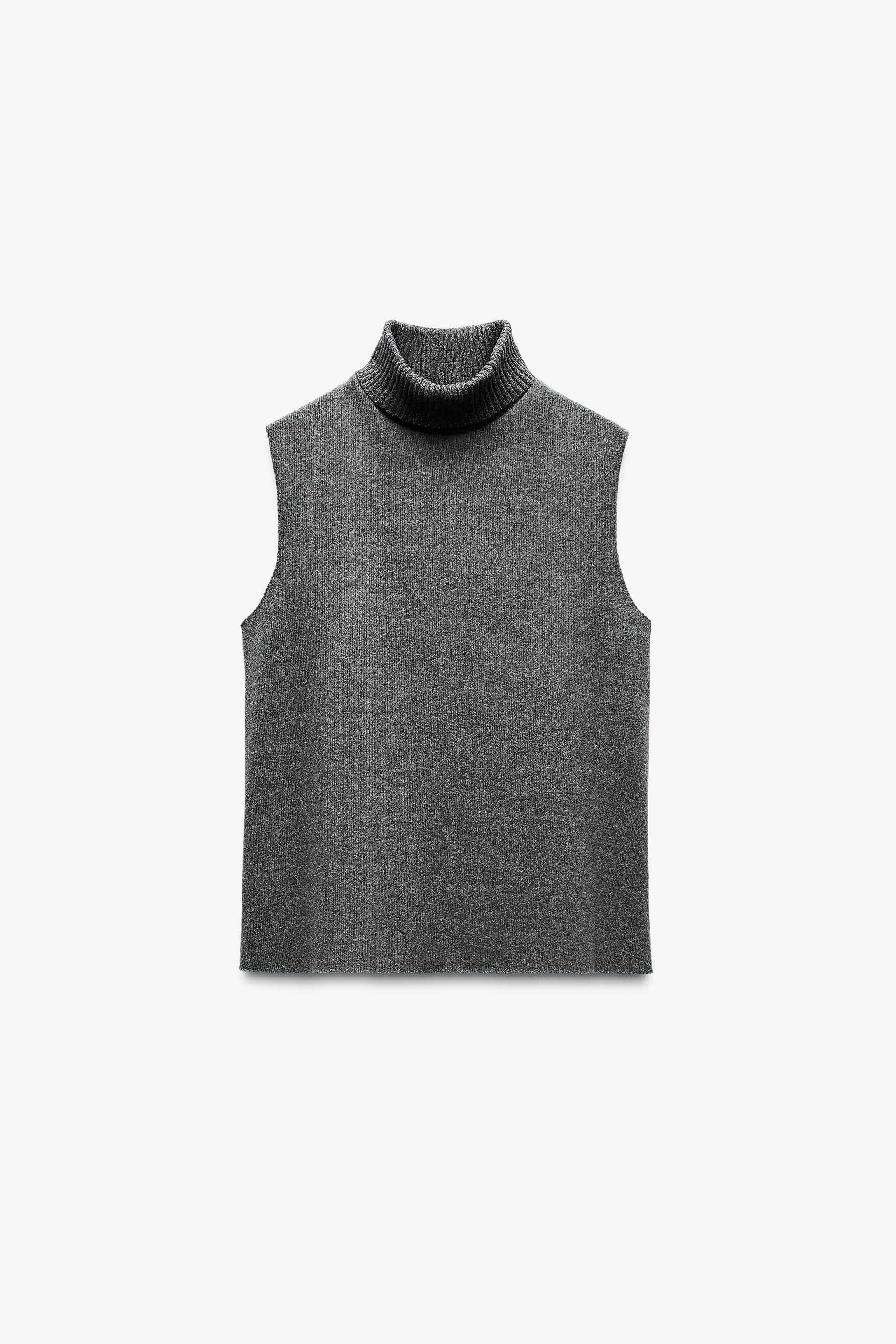 Soft high-neck top