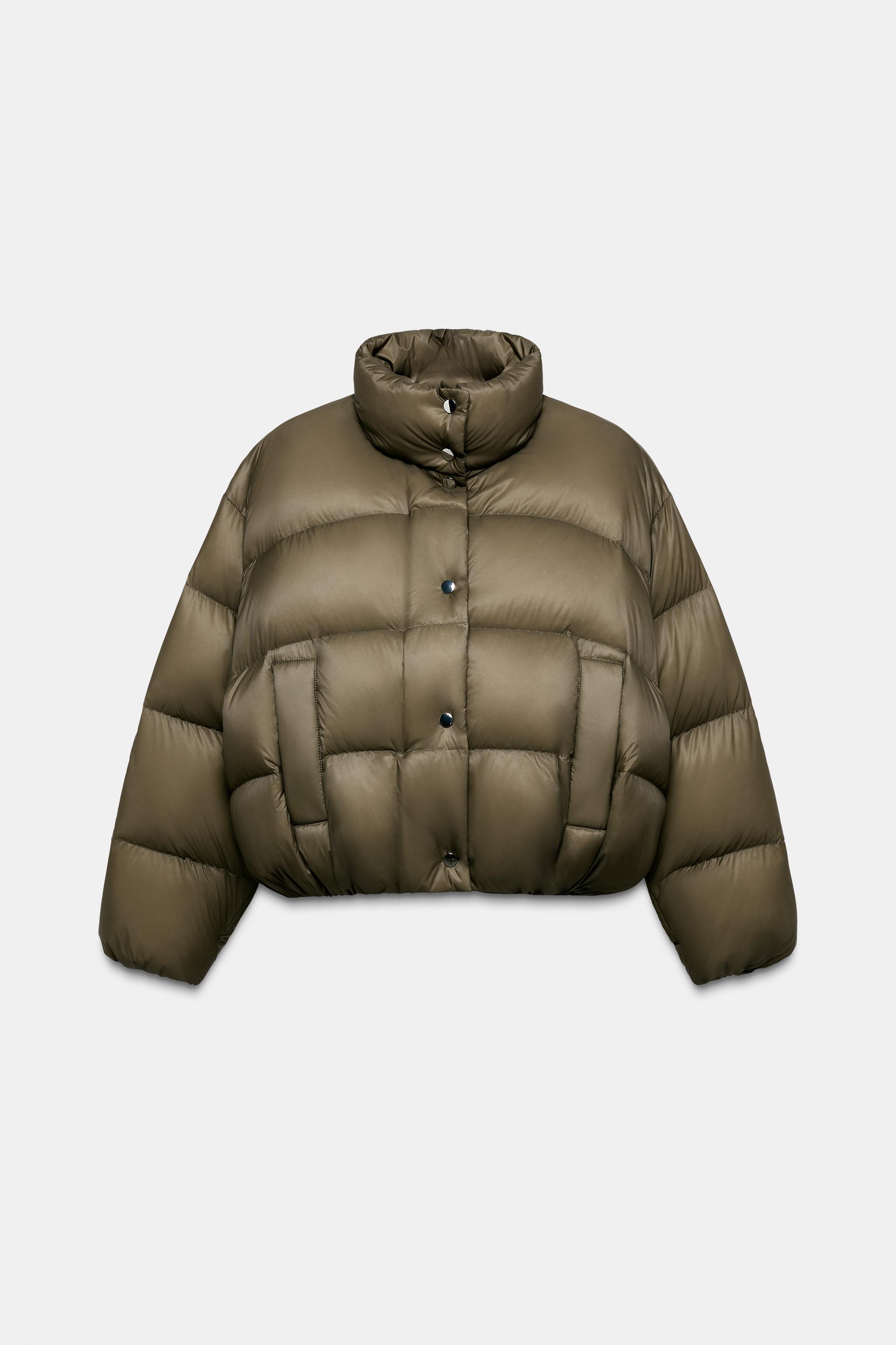 Short Water-Repellent Puffer Jacket