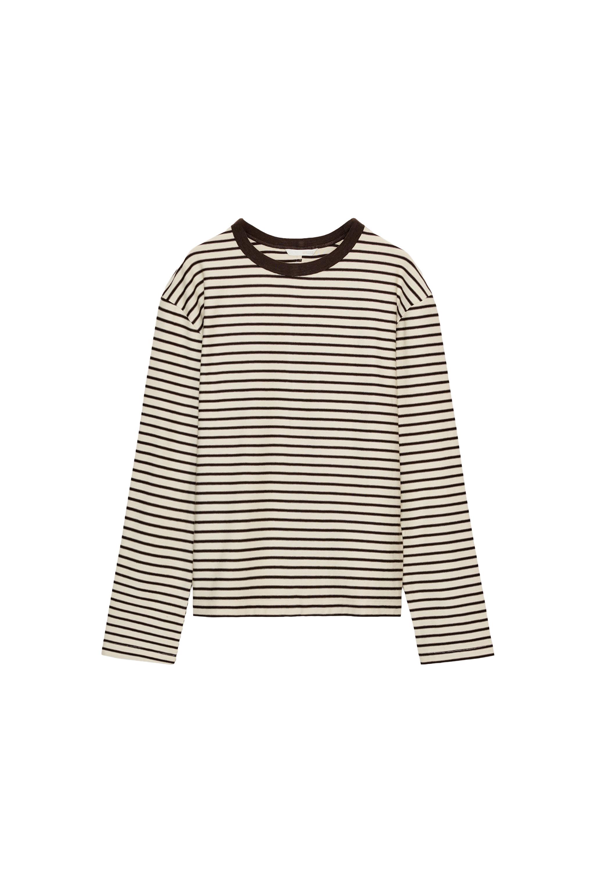 Striped long-sleeve T-Shirt