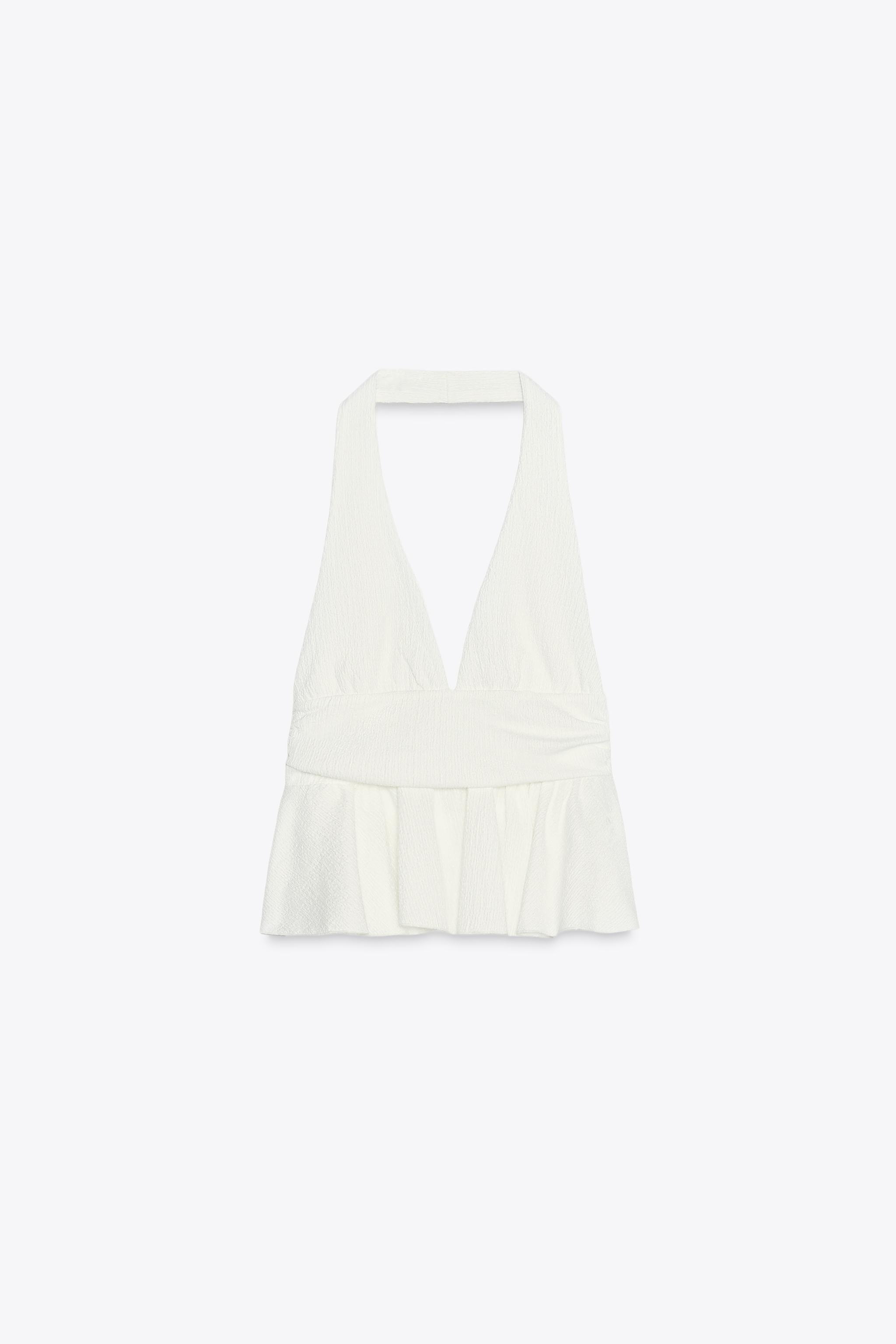 Ruffled Halter Top