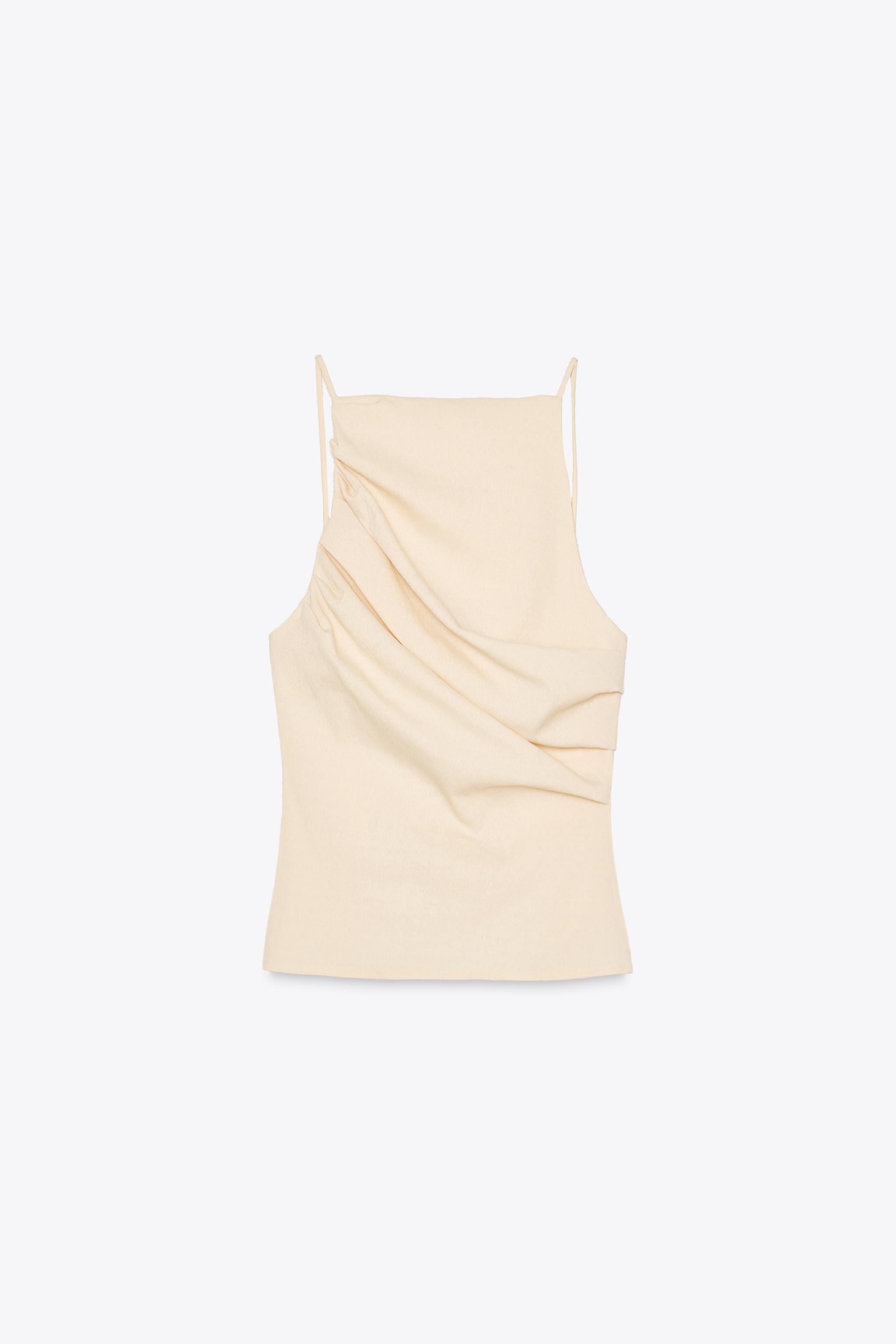 Ruched elastic top