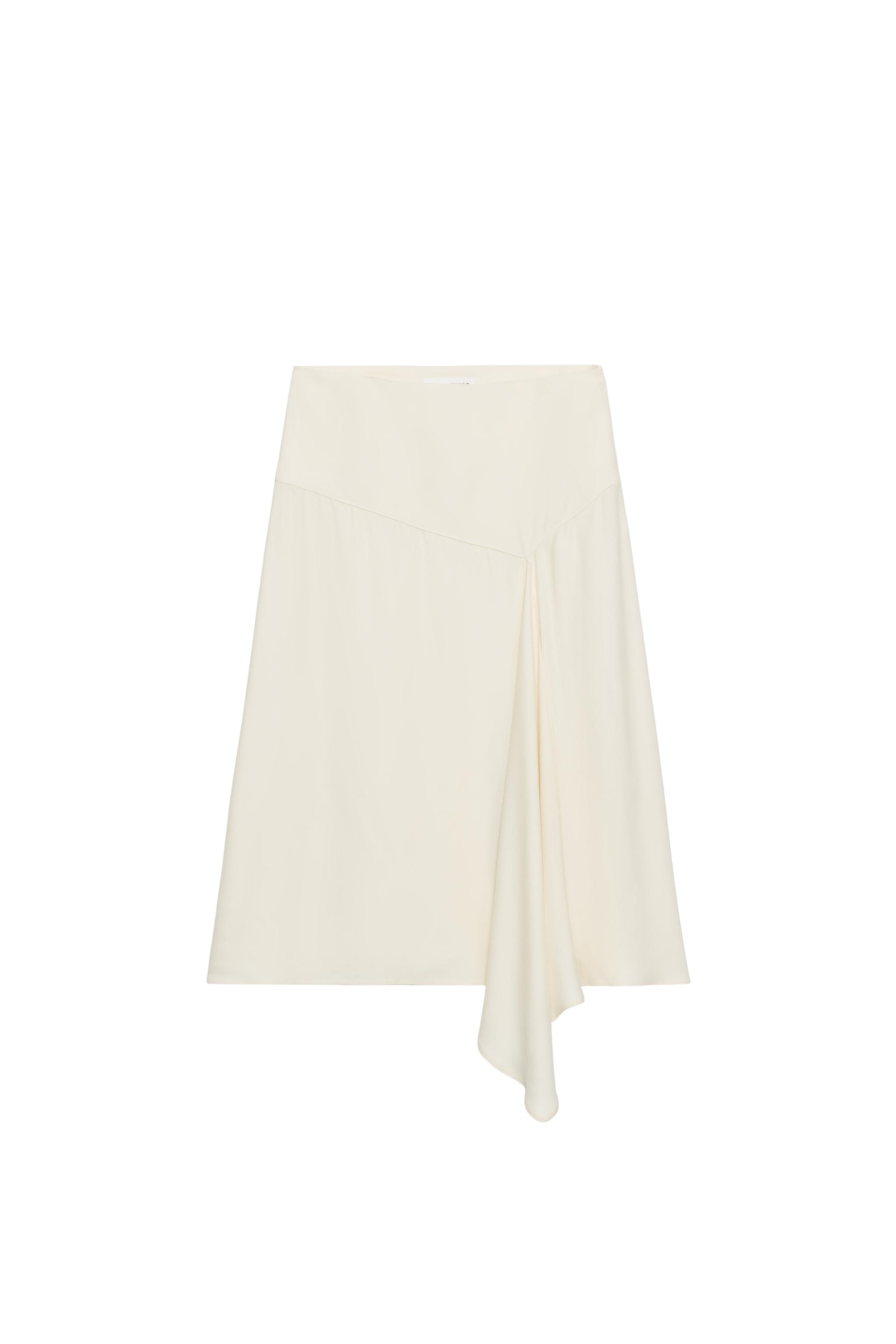 Flowing midi skirt