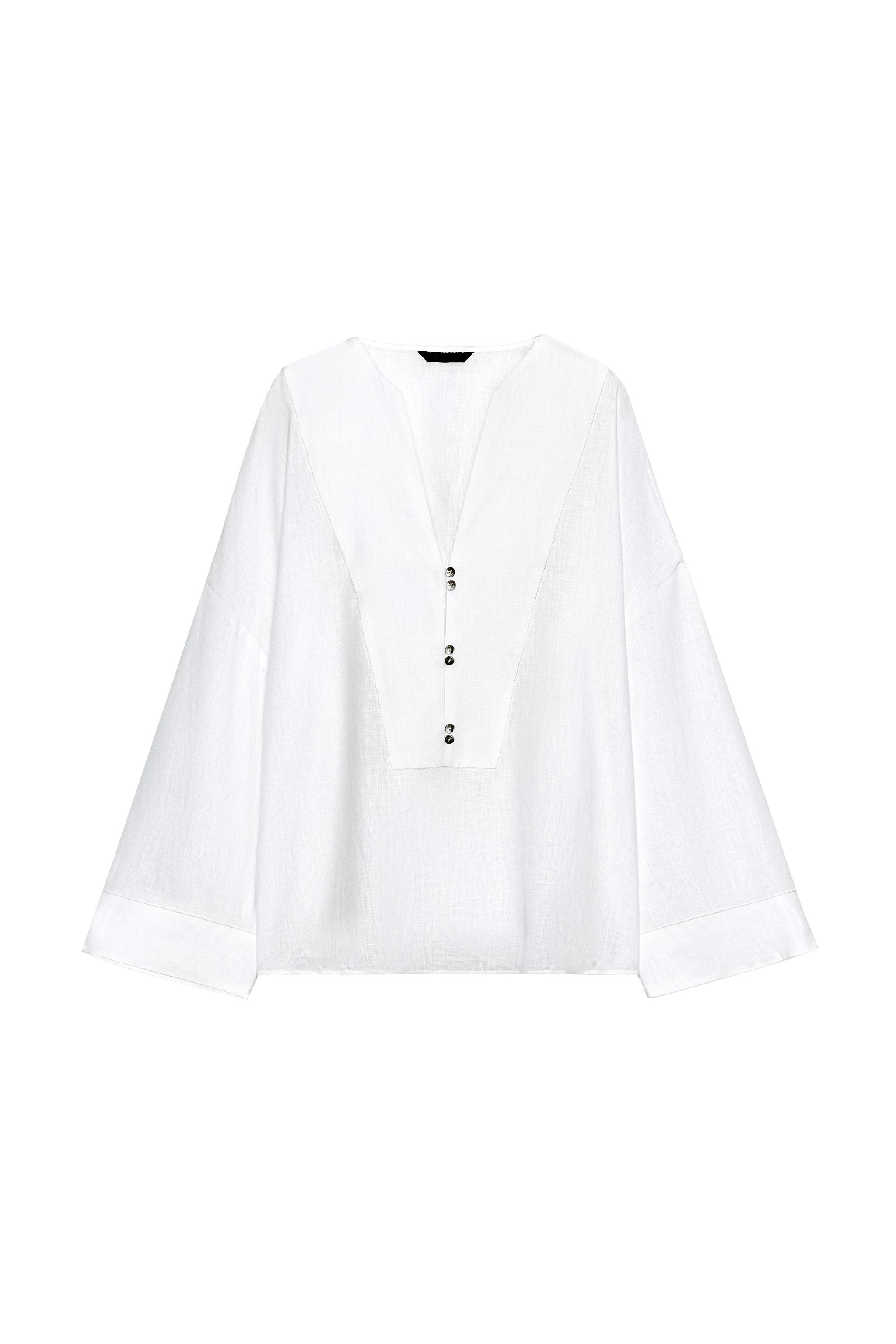 100% Linen Kimono Shirt