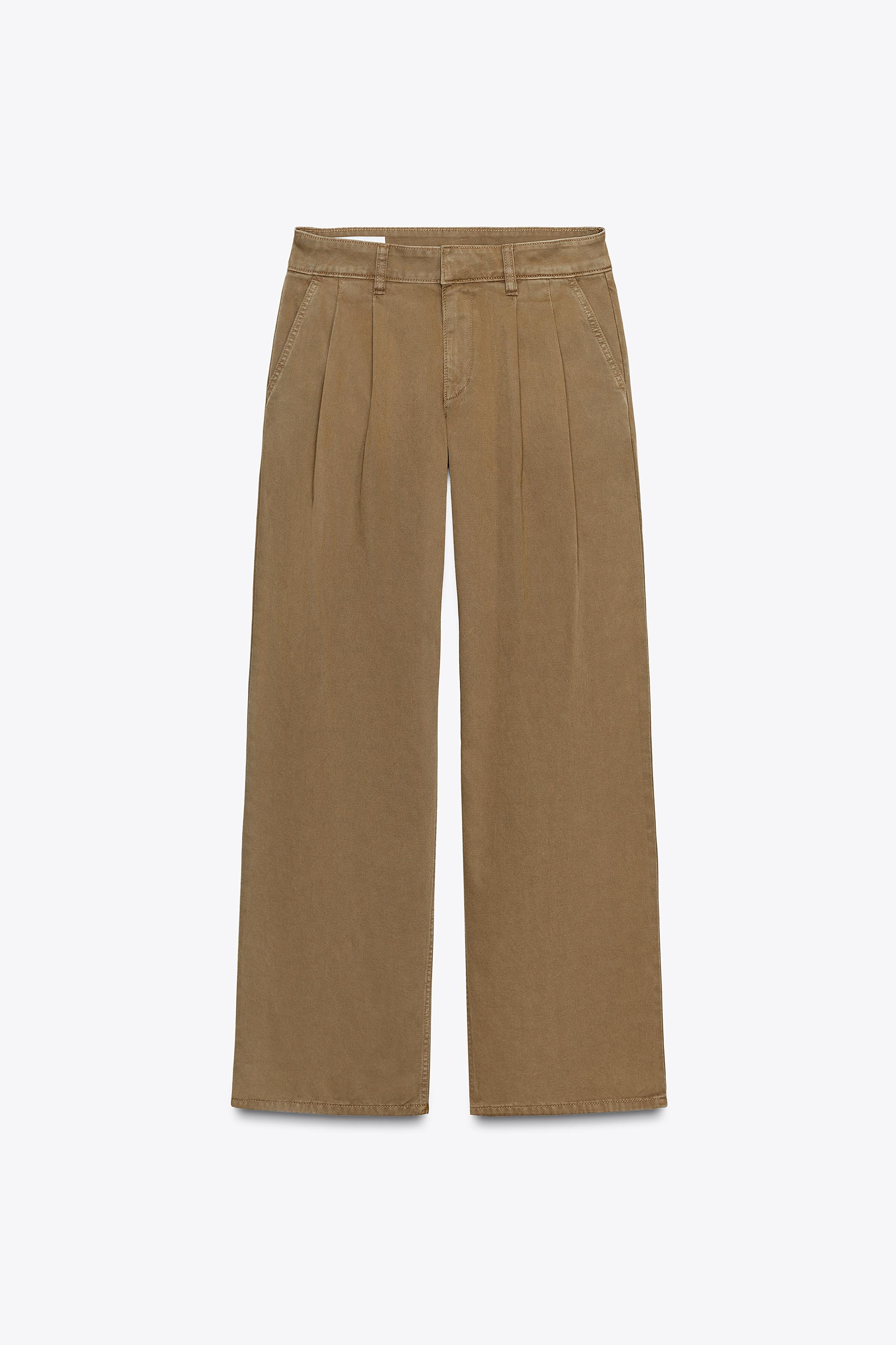 Low waist chinos