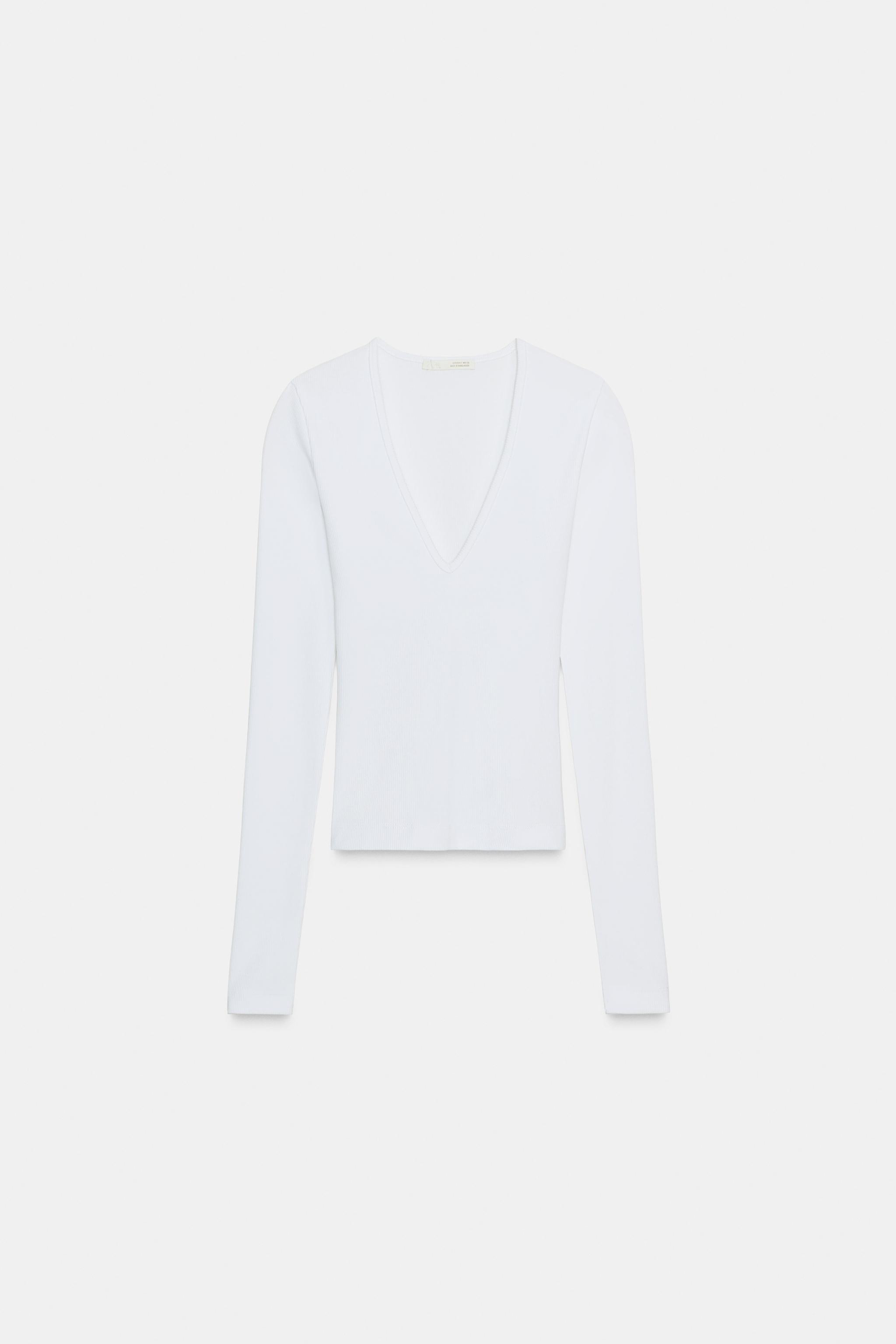 Long-sleeve Rib Top