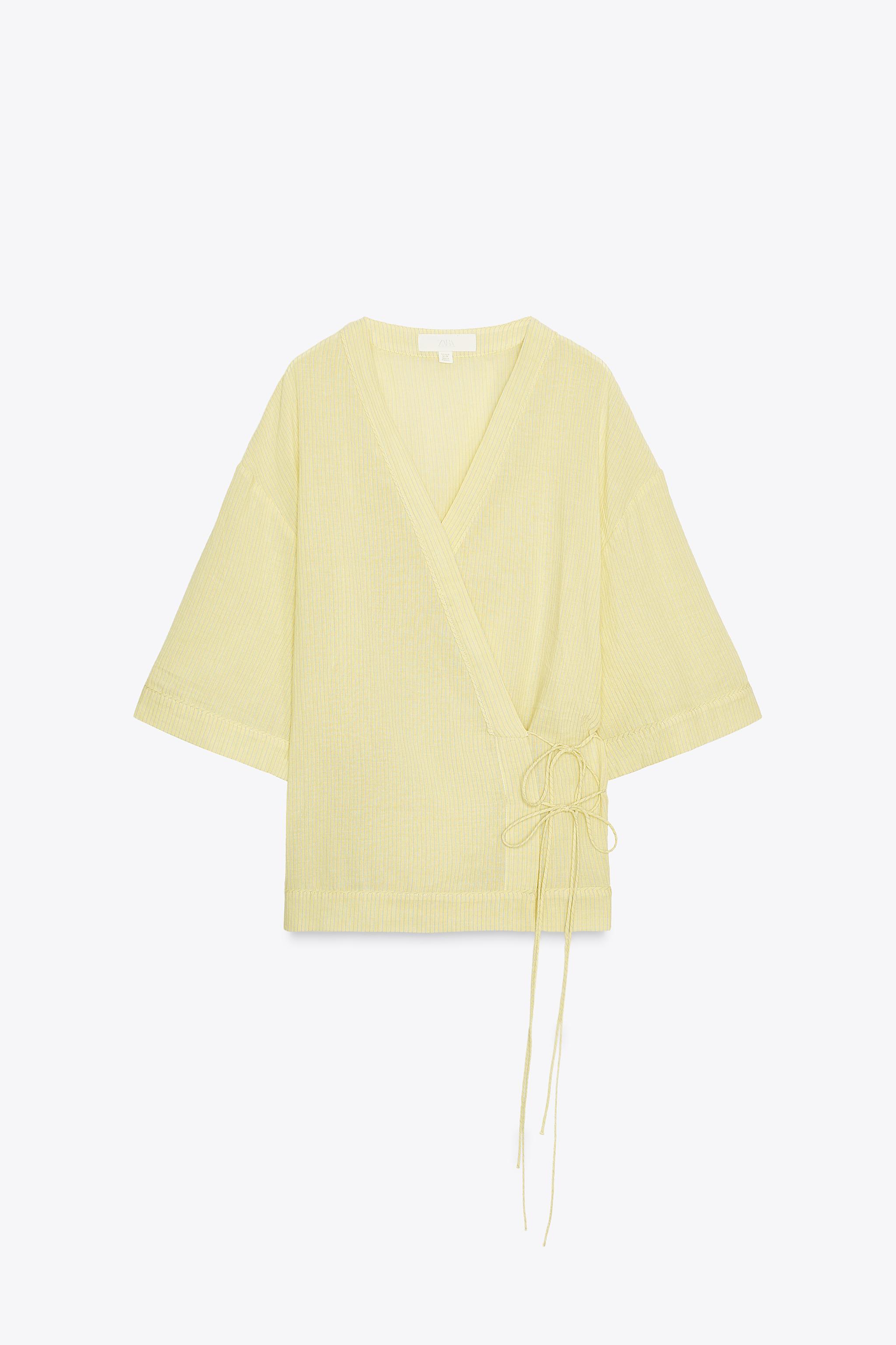 Striped Tie Kimono