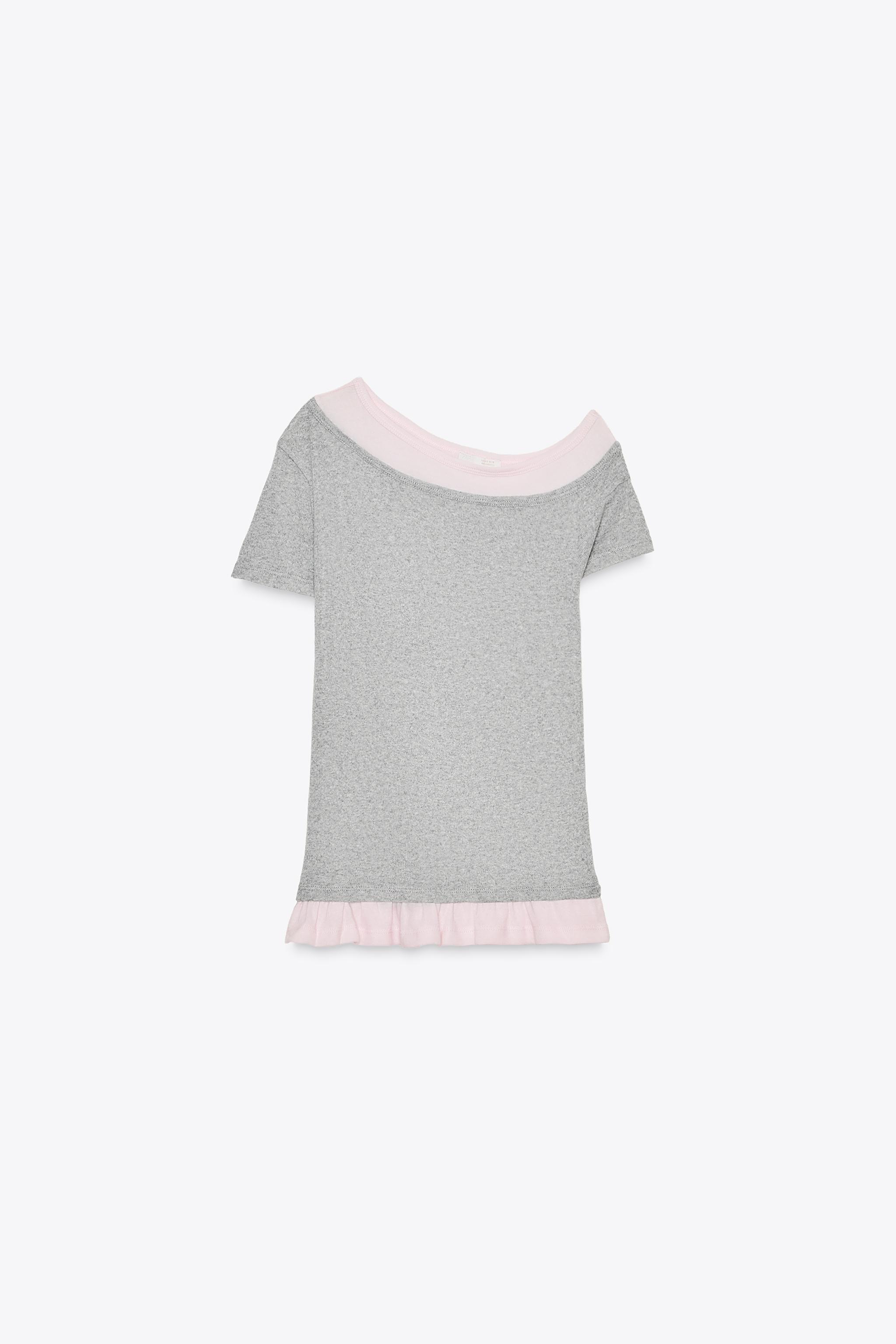 Double asymmetric t-shirt