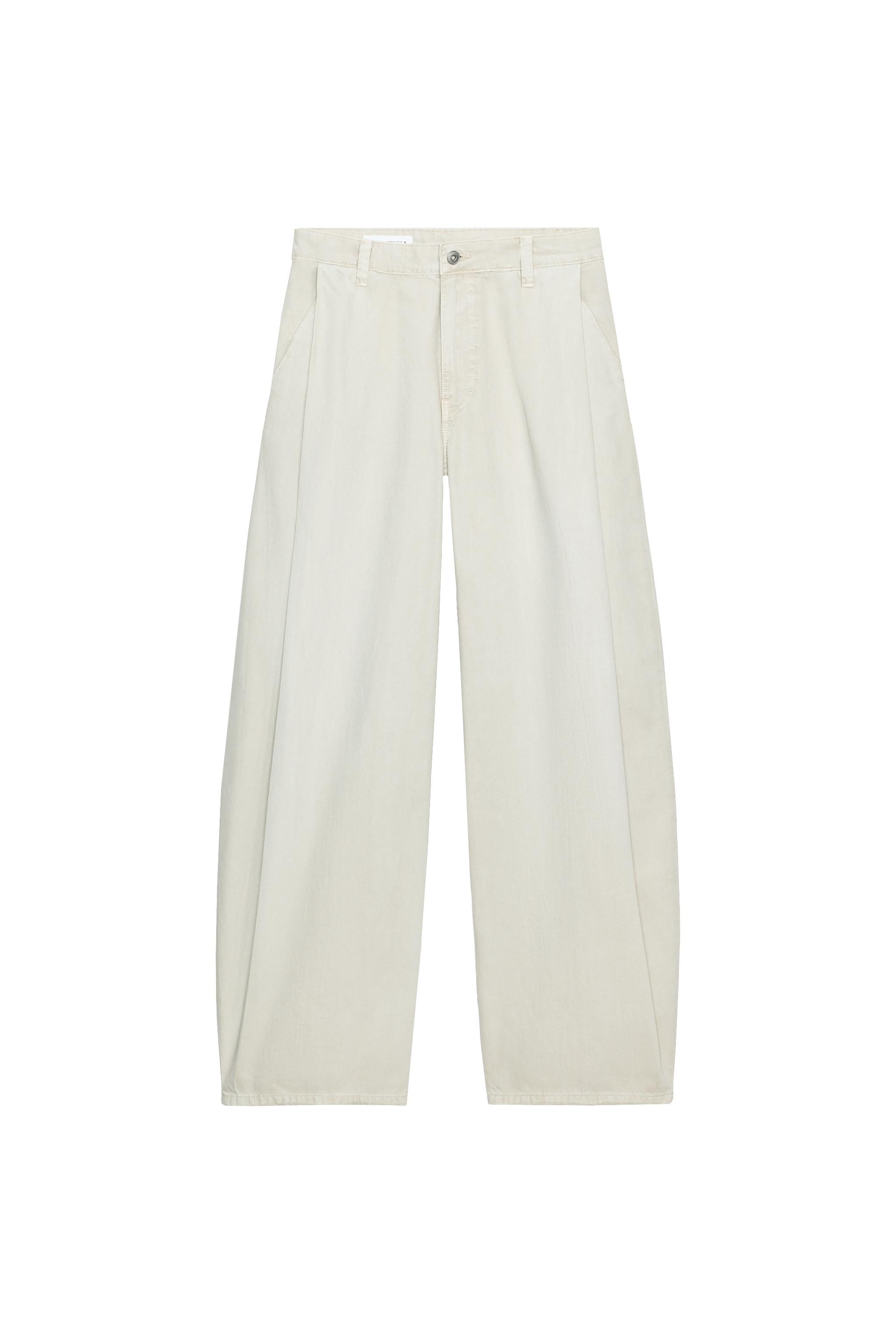 Pleated balloon trousers