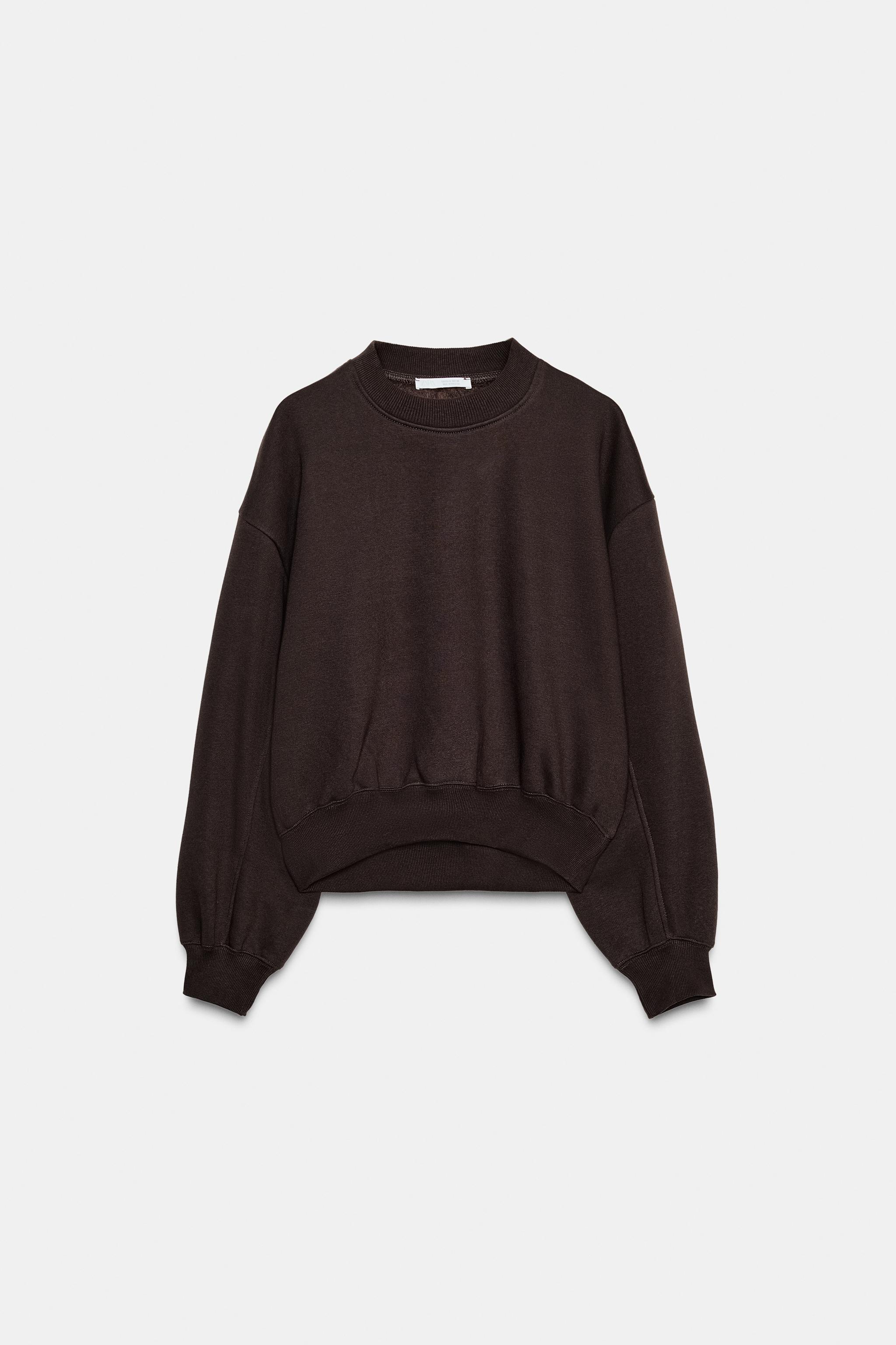 Basic plush sweatshirt