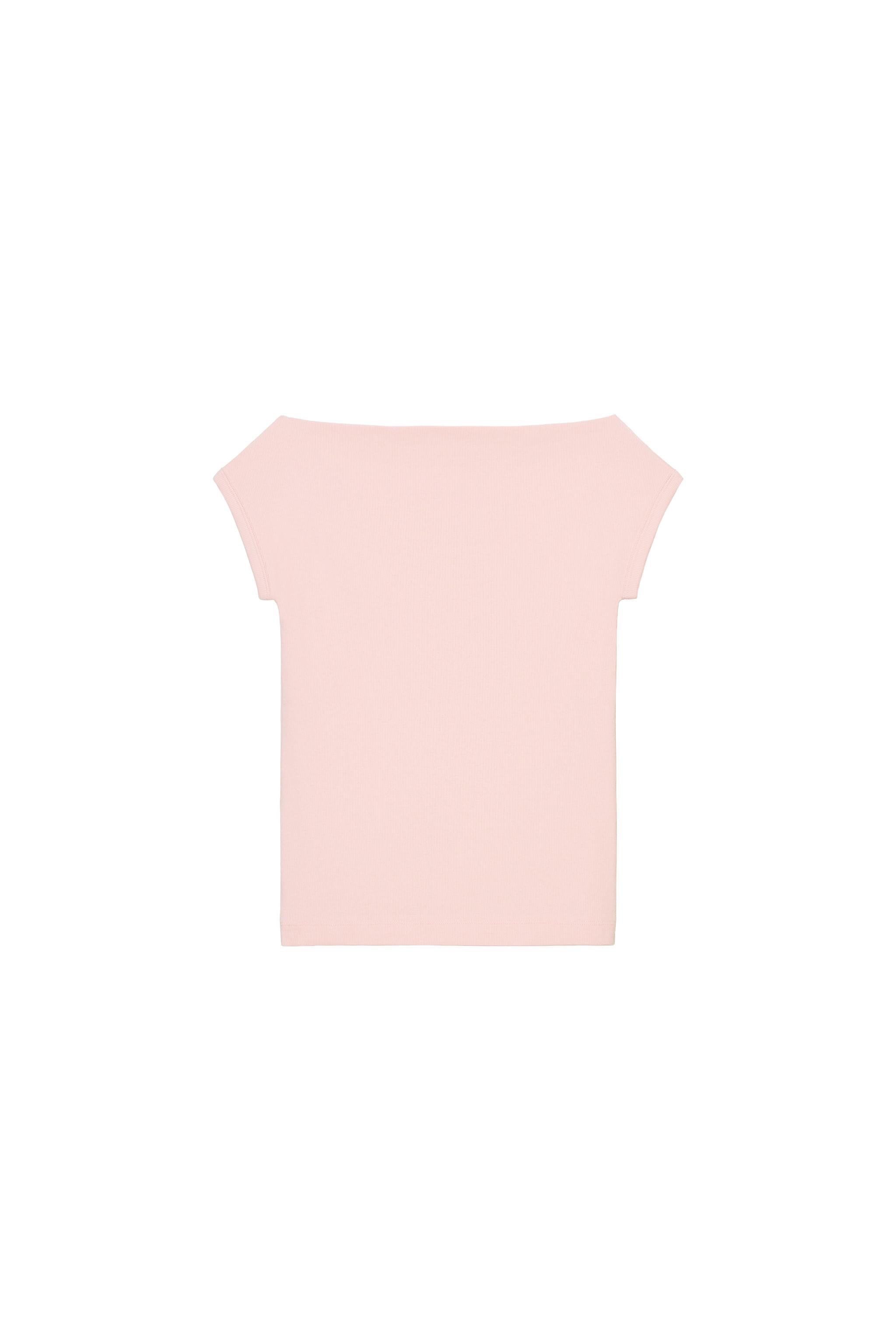 Boat neck T-shirt