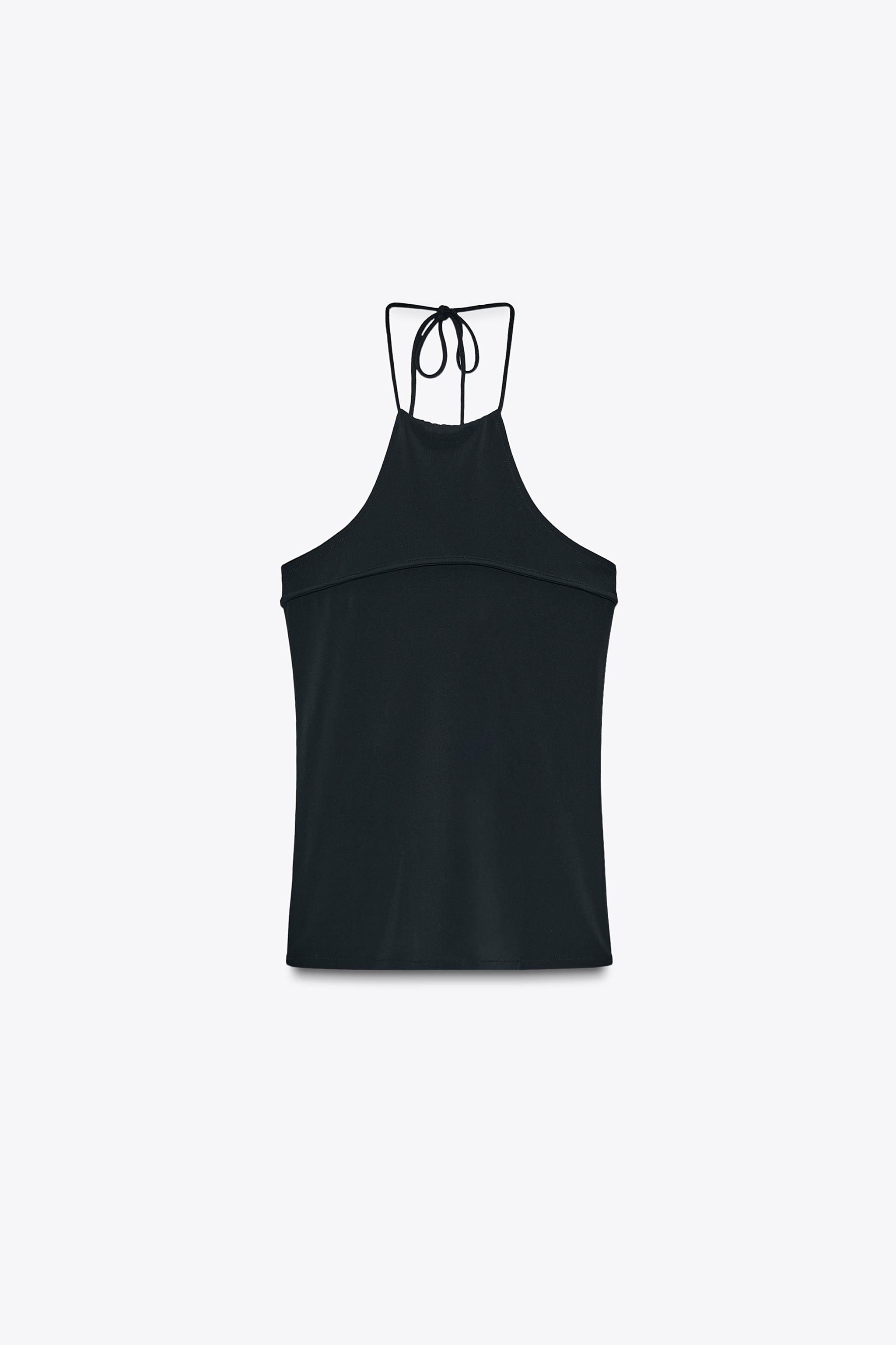 Crepe Halterneck Top
