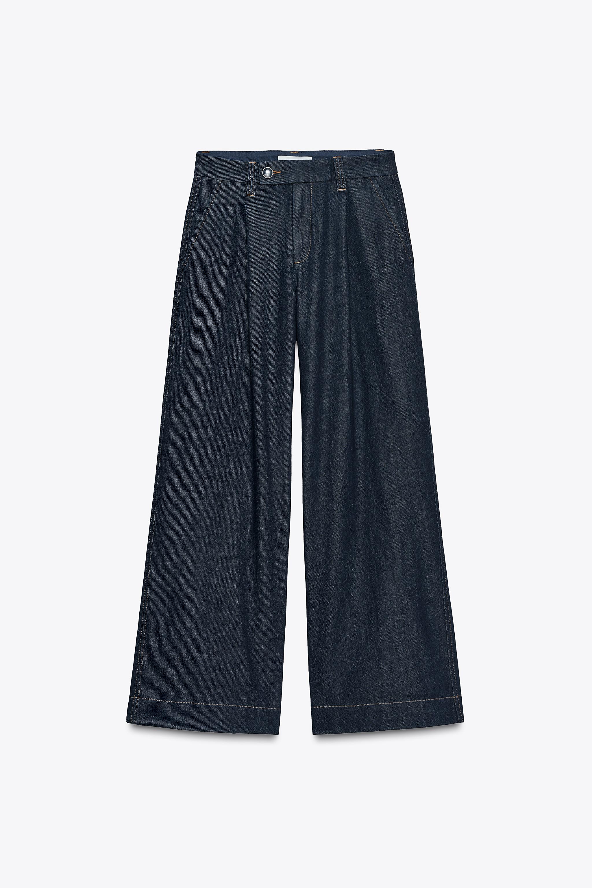Wide leg jeans